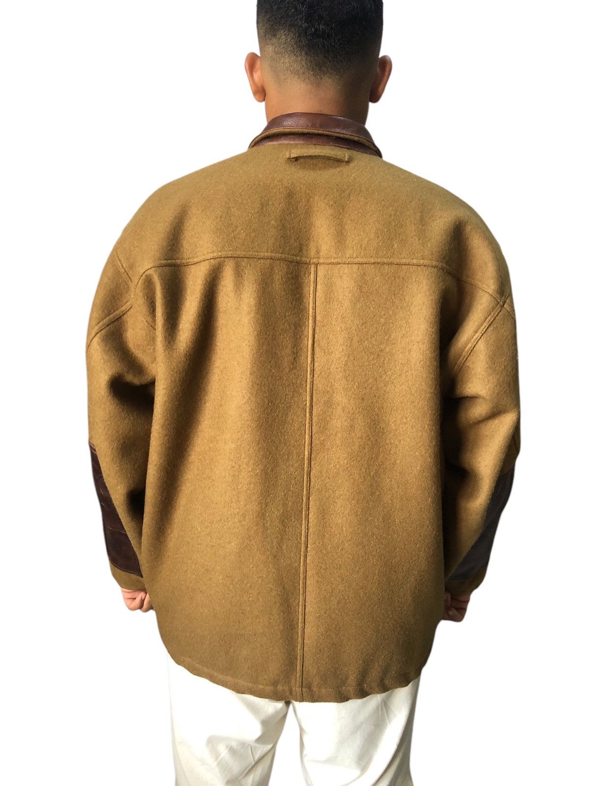 Vintage Rare🔥Vtg Nissley's Boston Club Mackinaw Cruiser Wool Jacket Size US XL / EU 56 / 4 - 4 Thumbnail