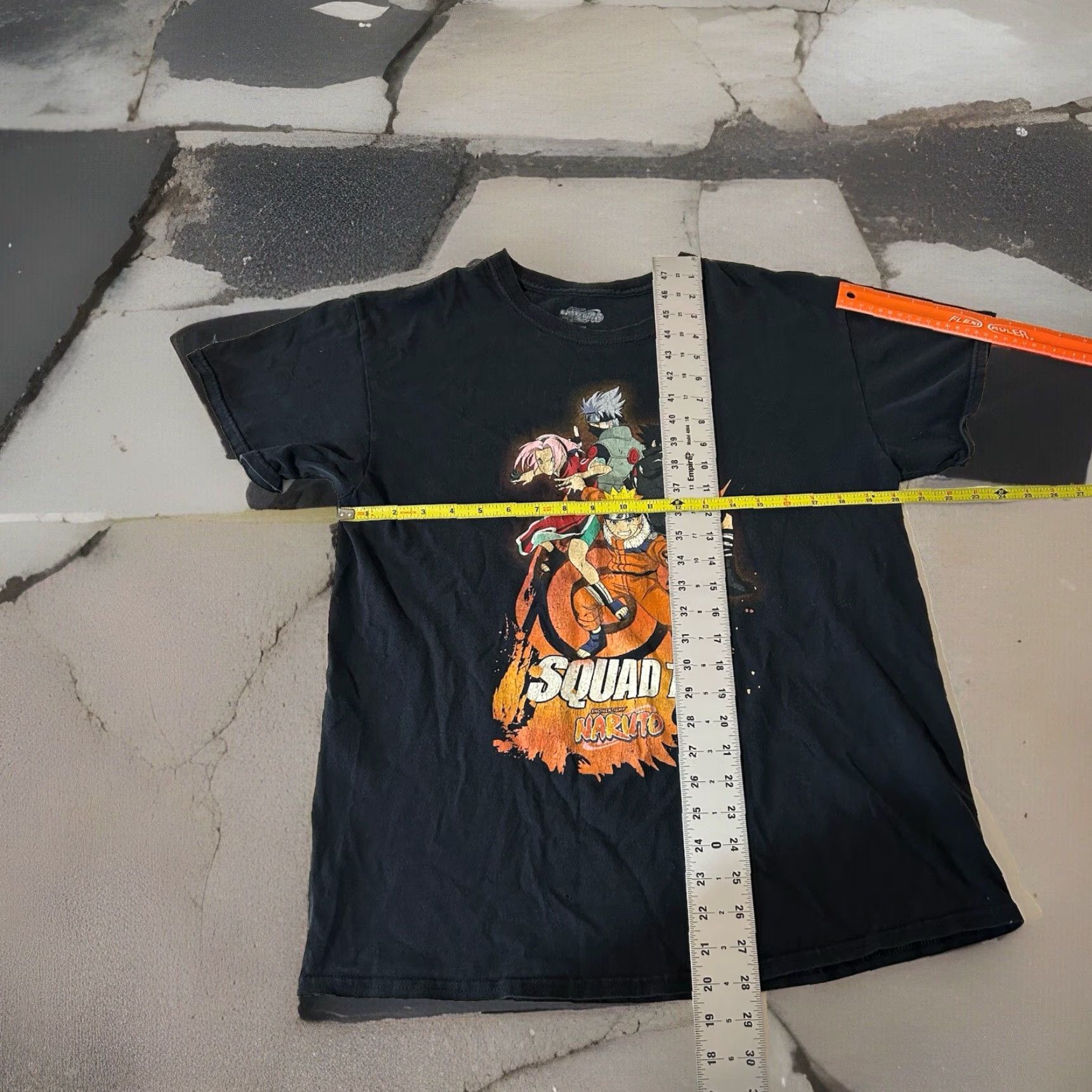 Vintage VINTAGE Naruto Shonen Jump Squad 7 Shirt Mens L Black Viz Logo Graphic Print USA 2002 Anime Shirt Mens Size US L / EU 52-54 / 3 - 5 Thumbnail