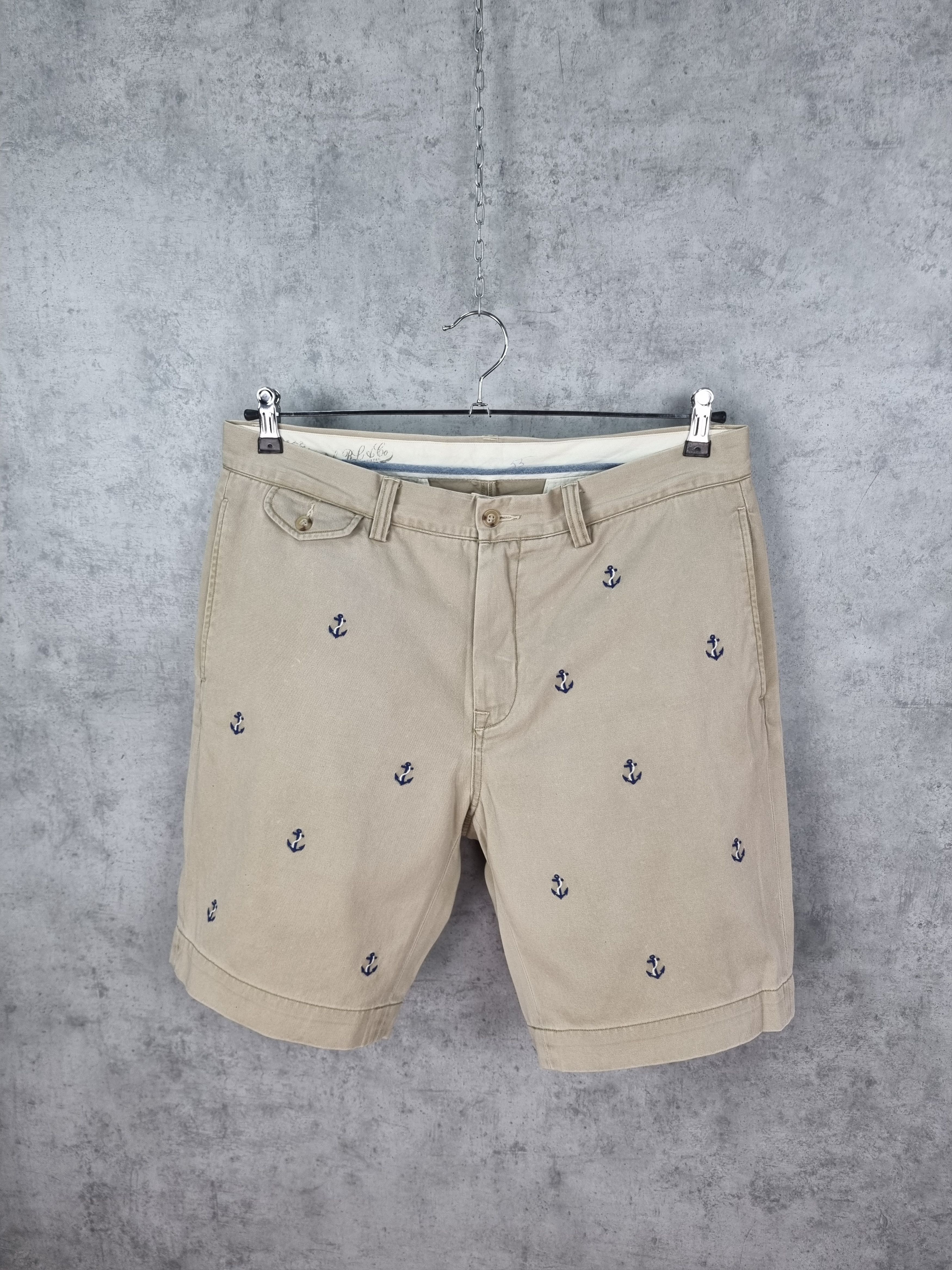 Polo Ralph Lauren × Ralph Lauren Ralph Lauren Anchors Embroidery Marina Summer Shorts Size US 34 / EU 50 - 2 Thumbnail
