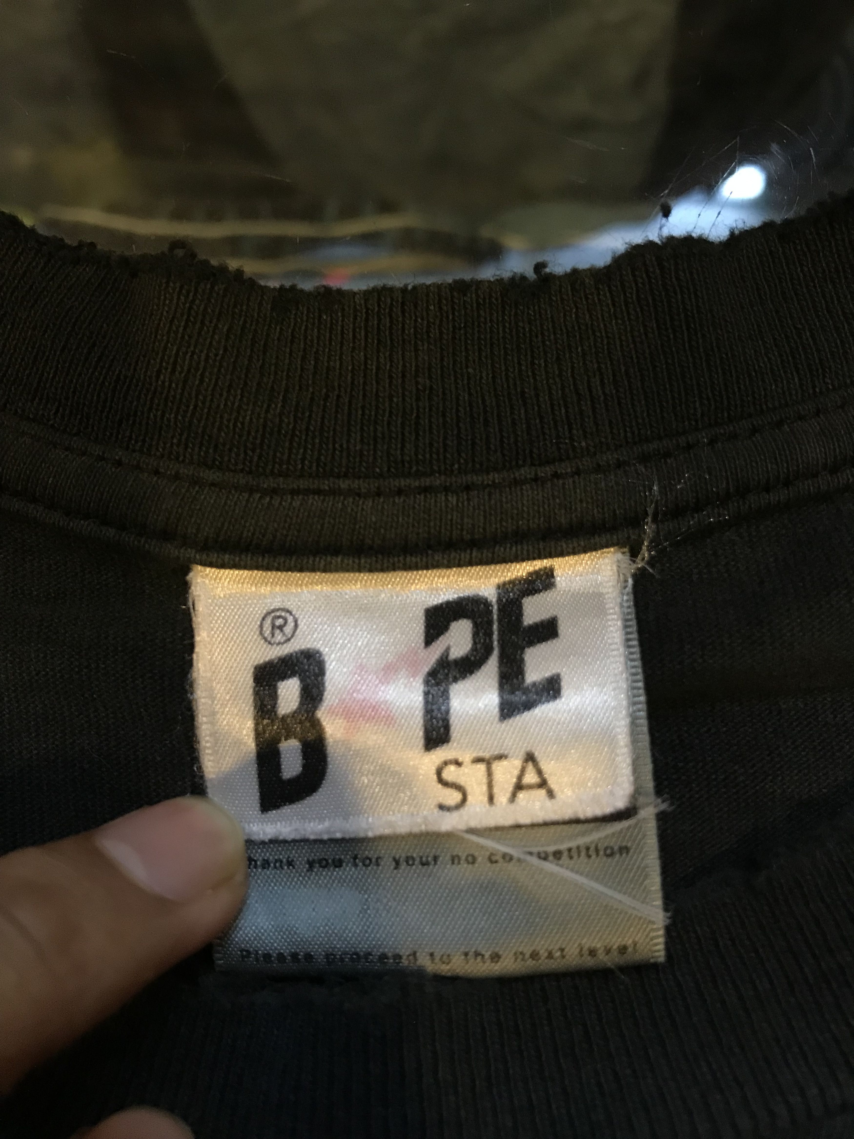 Bape Distressed Rare Vintage BAPE Tee – OG Bapesta Lightning Size US M / EU 48-50 / 2 - 10 Thumbnail