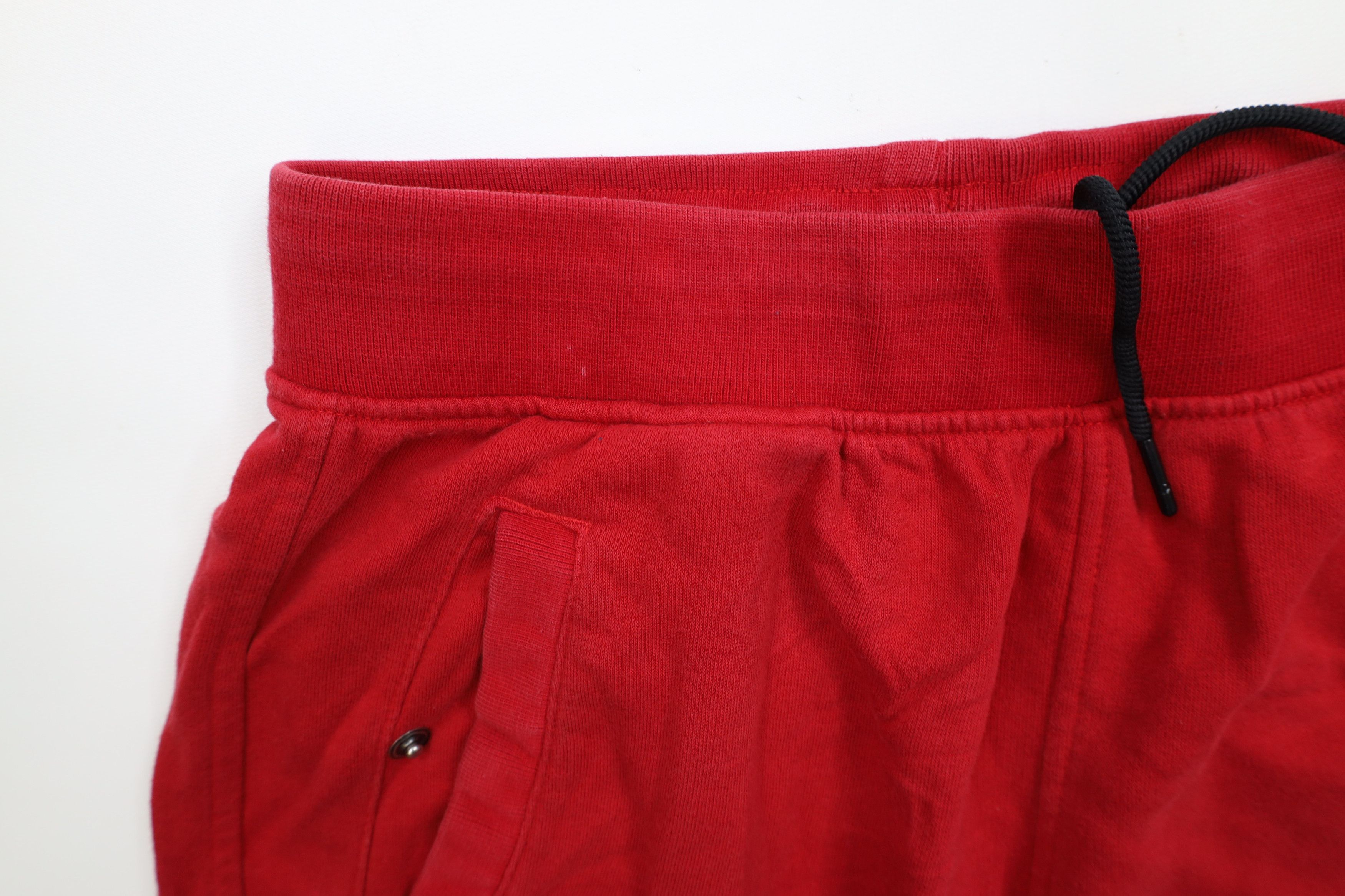 Nike × Vintage Vintage Nike Air Jordan French Terry Sweatpants Shorts Red Size US 32 / EU 48 - 7 Thumbnail