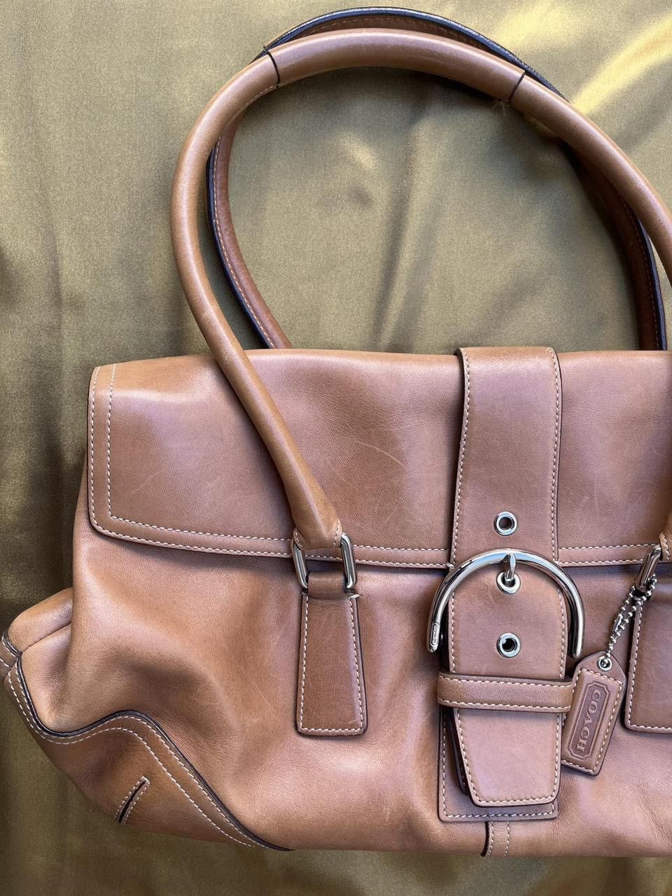 Coach COACH Natural Glove-Tanned Leather Buckle Satchel Size ONE SIZE - 2 Thumbnail