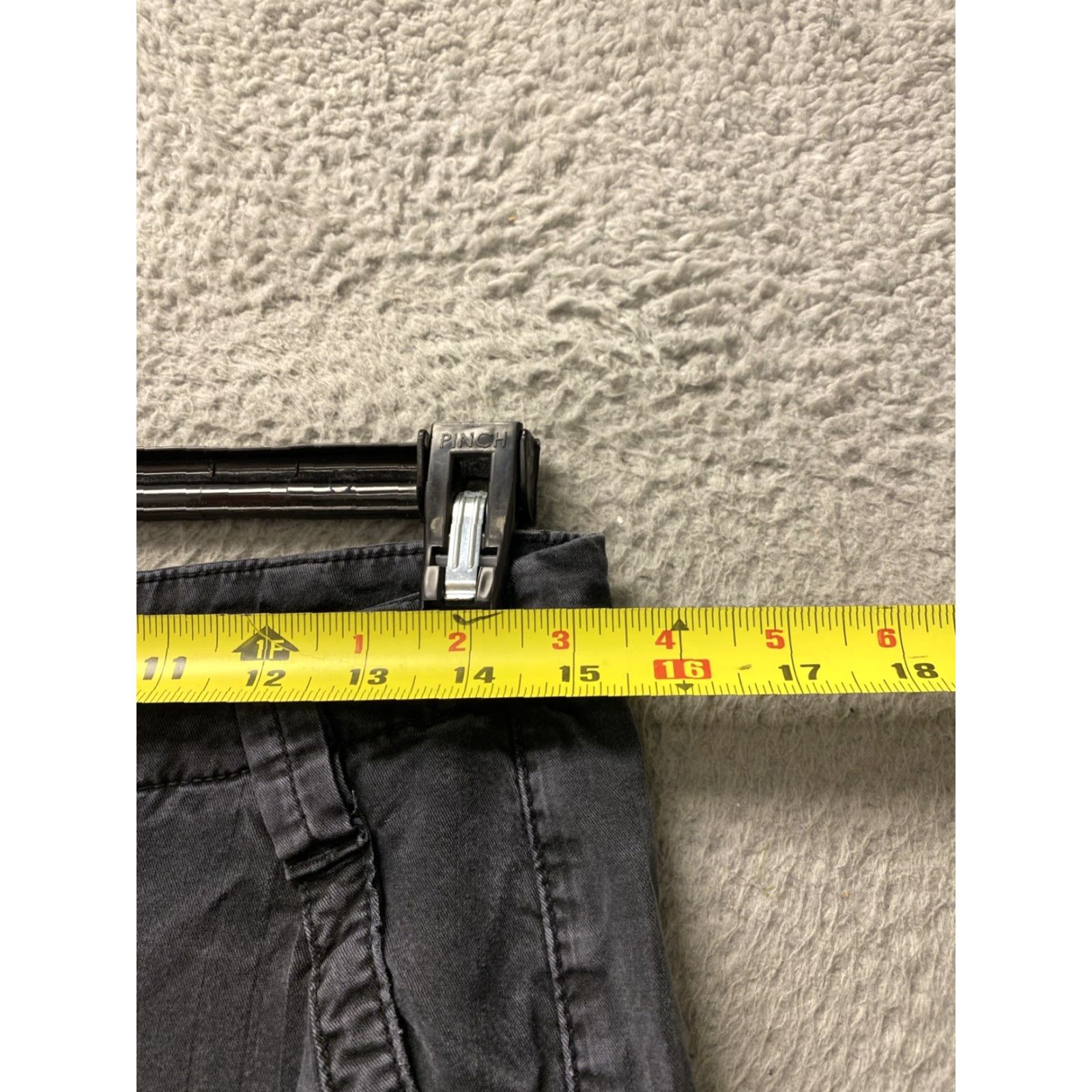 American Eagle Outfitters VINTAGE American Eagle Womens Pants Size 4 Grey Wide Leg Chino Relaxed Fit Casual Size 27" / US 4 / IT 40 - 5 Thumbnail