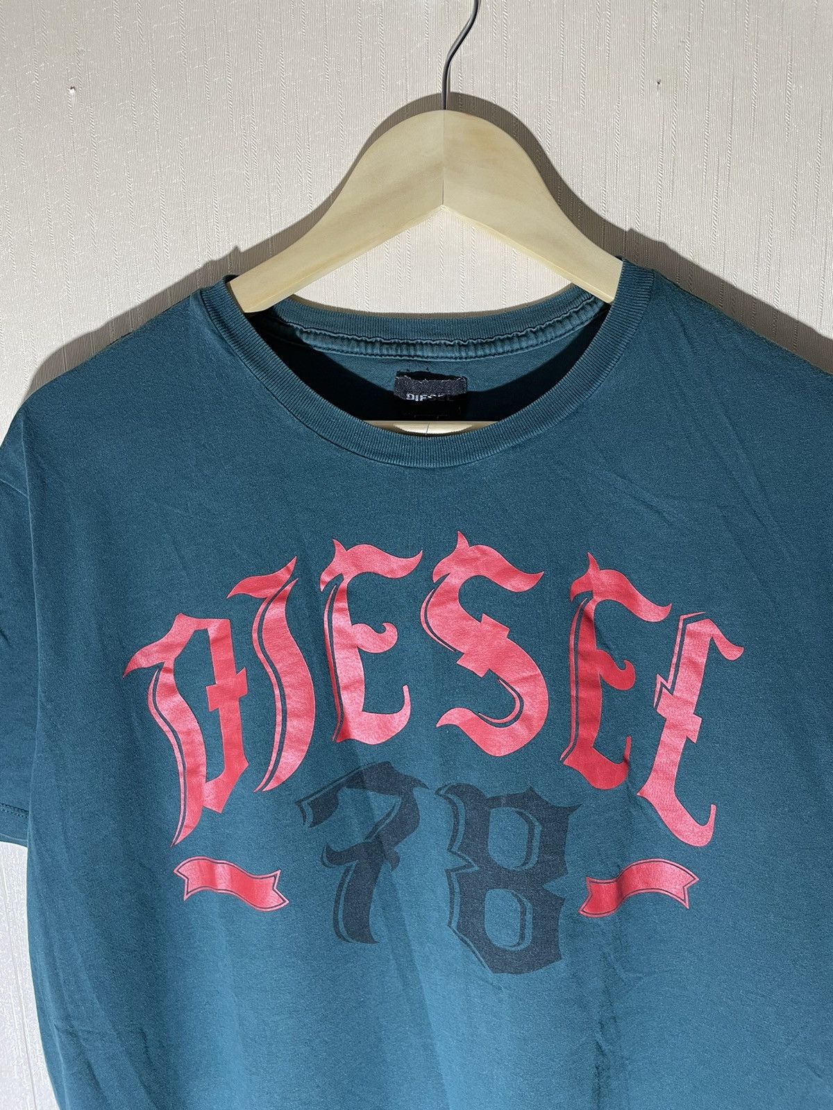 Diesel × Vintage Diesel vintage streetwear T shirt 90s Size US XL / EU 56 / 4 - 2 Thumbnail