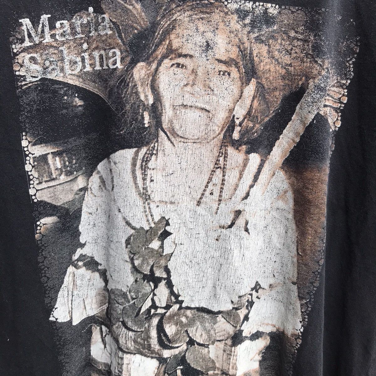 Vintage Vintage MARIA SABINA poet mexico tee Size US L / EU 52-54 / 3 - 3 Thumbnail