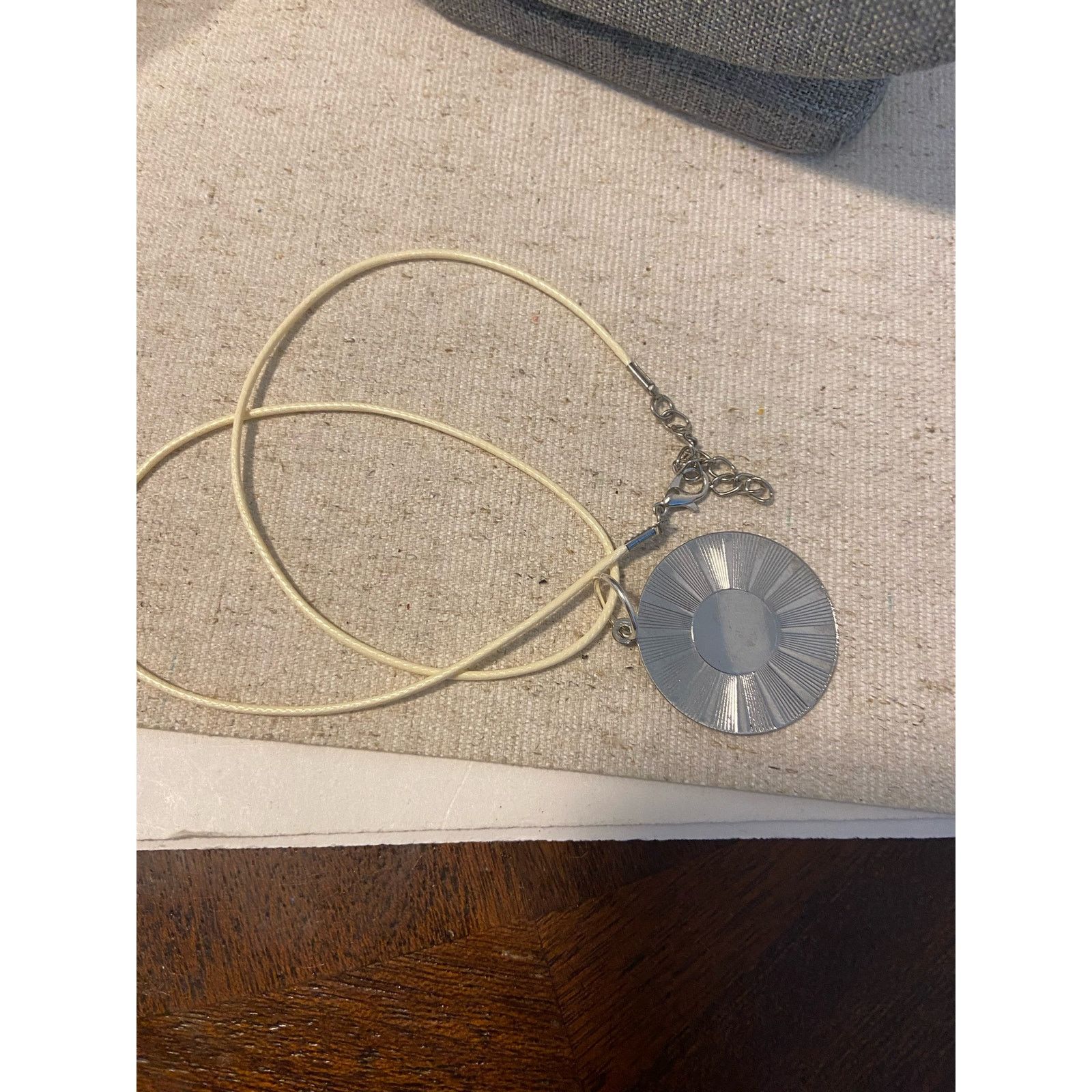 Handmade sunburst necklace silver tone Size ONE SIZE - 4 Thumbnail