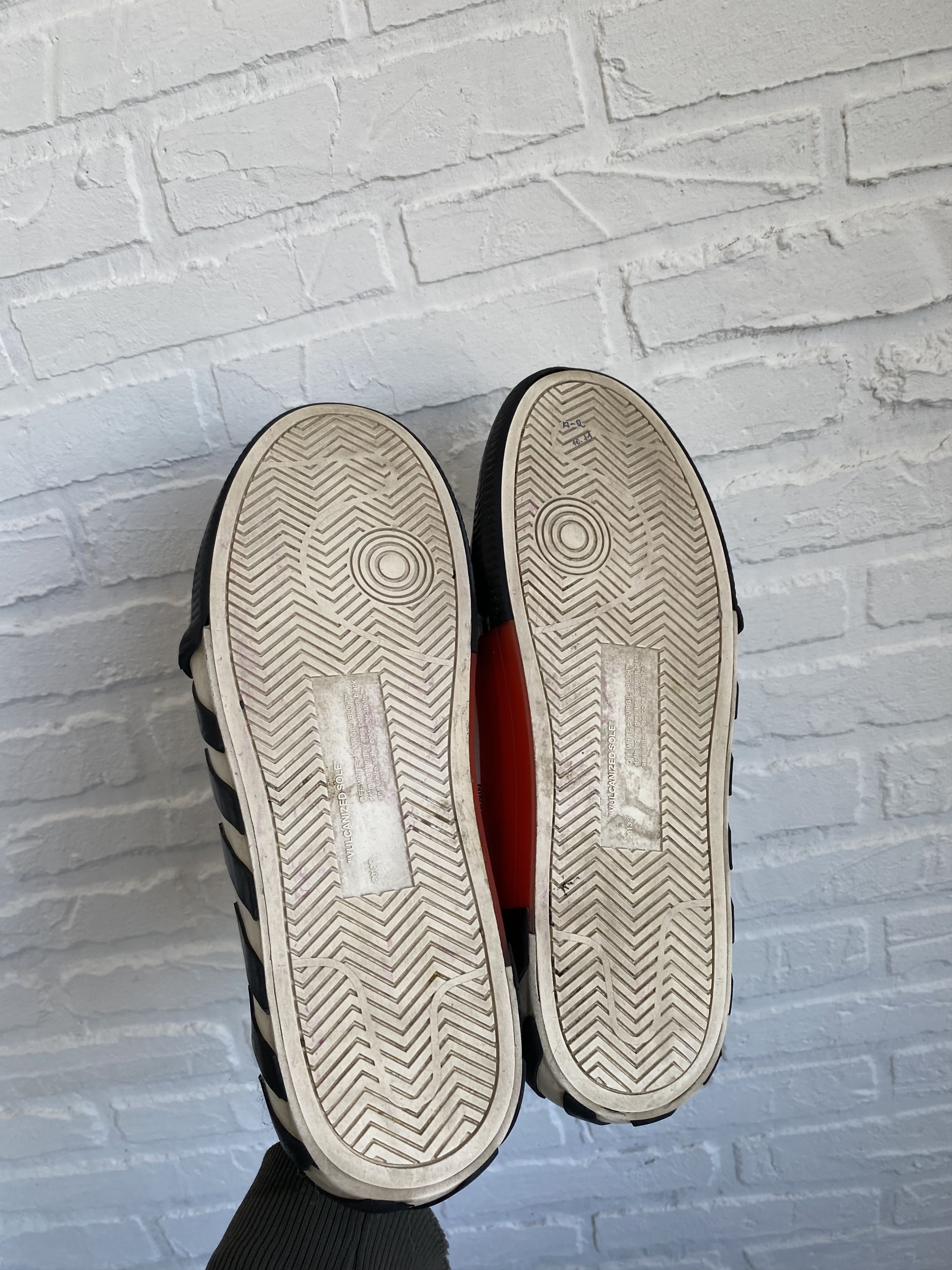 Off-White Off-white vulcanized leather sneakers Size US 10 / EU 43 - 8 Thumbnail