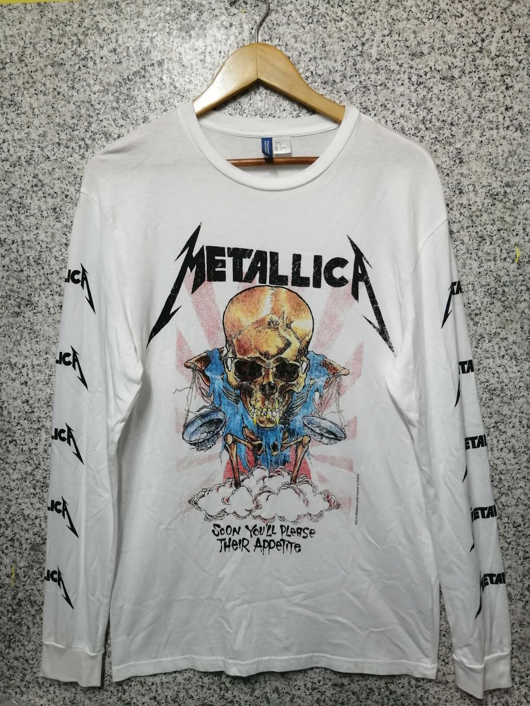 Band Tees × Metallica × Vintage METALLICA PUSHEAD VERY RARE Size US S / EU 44-46 / 1 - 1 Thumbnail