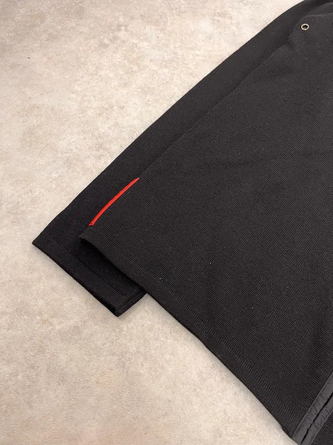 Prada AW2009 Prada Black Wool Linea Rossa Zip-up Sweater Size US M / EU 48-50 / 2 - 6 Thumbnail