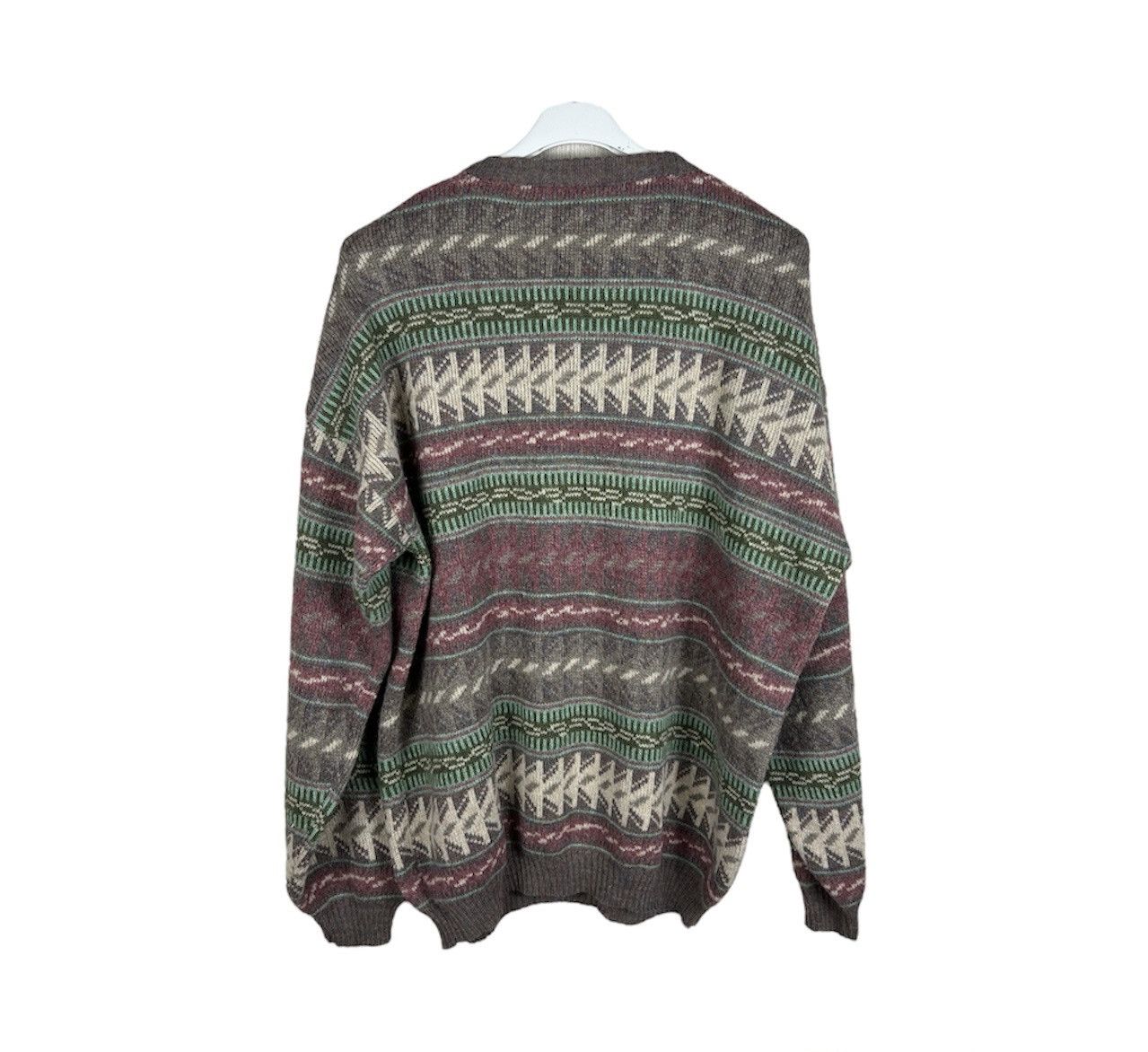 Acne Studios Vintage Tom Hanbury patterned wool sweater retro acne style Size US L / EU 52-54 / 3 - 2 Thumbnail