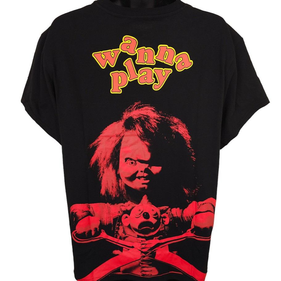 Other Chucky T Shirt Mens Size Medium Black All Over Print Childs Size US M / EU 48-50 / 2 - 1 Thumbnail