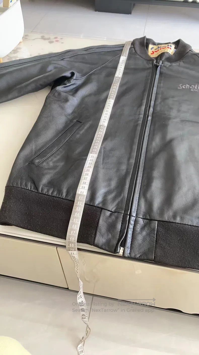 Schott Schott Black leather coat lambskin Size US L / EU 52-54 / 3 - 9 Thumbnail