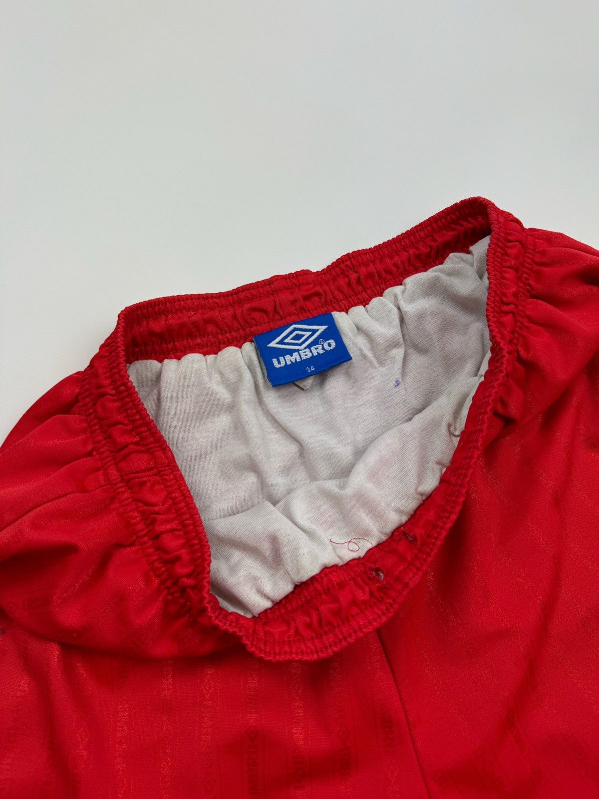 Umbro 1990’s Vintage Faded Umbro Multi-logo Shorts Size US 34 / EU 50 - 6 Thumbnail