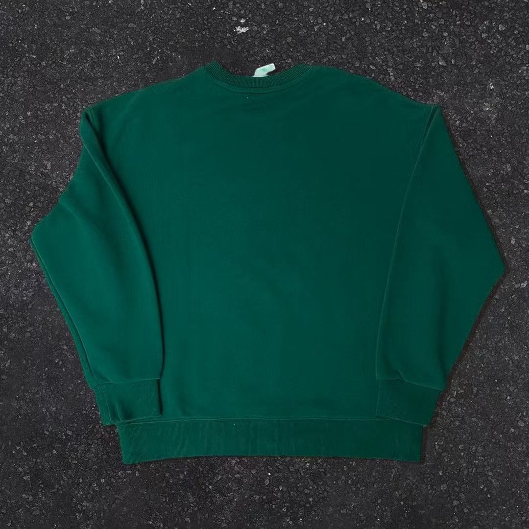 Vintage Green street trend retro Baseball Helmet printed Sweatshirt Size US L / EU 52-54 / 3 - 2 Thumbnail