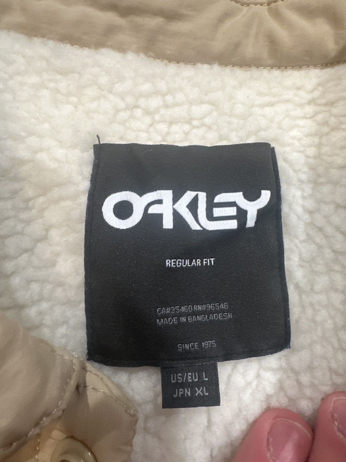 Oakley Oakley Sherpa Lined Jacket Size US L / EU 52-54 / 3 - 9 Thumbnail