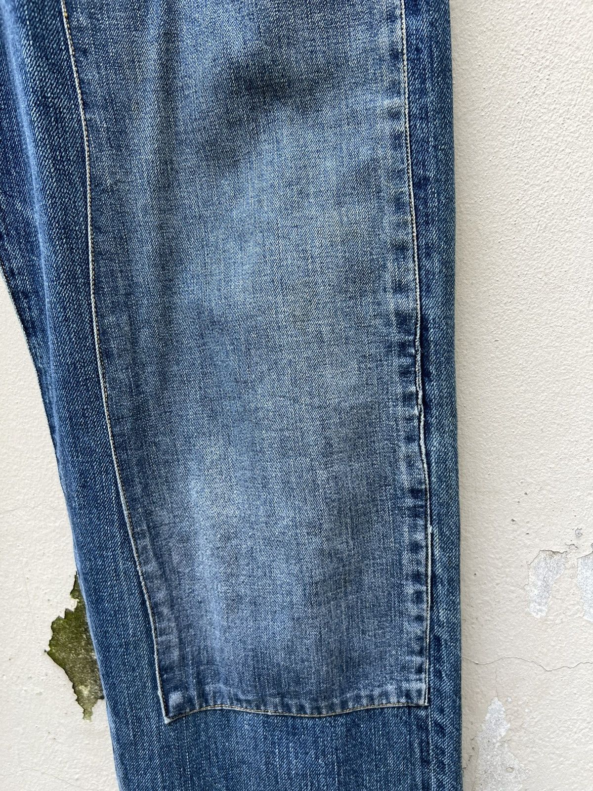 Levi's 90s Levi's LVC #555 Distressed Patchwork Selvedge Denim Size US 32 / EU 48 - 12 Thumbnail