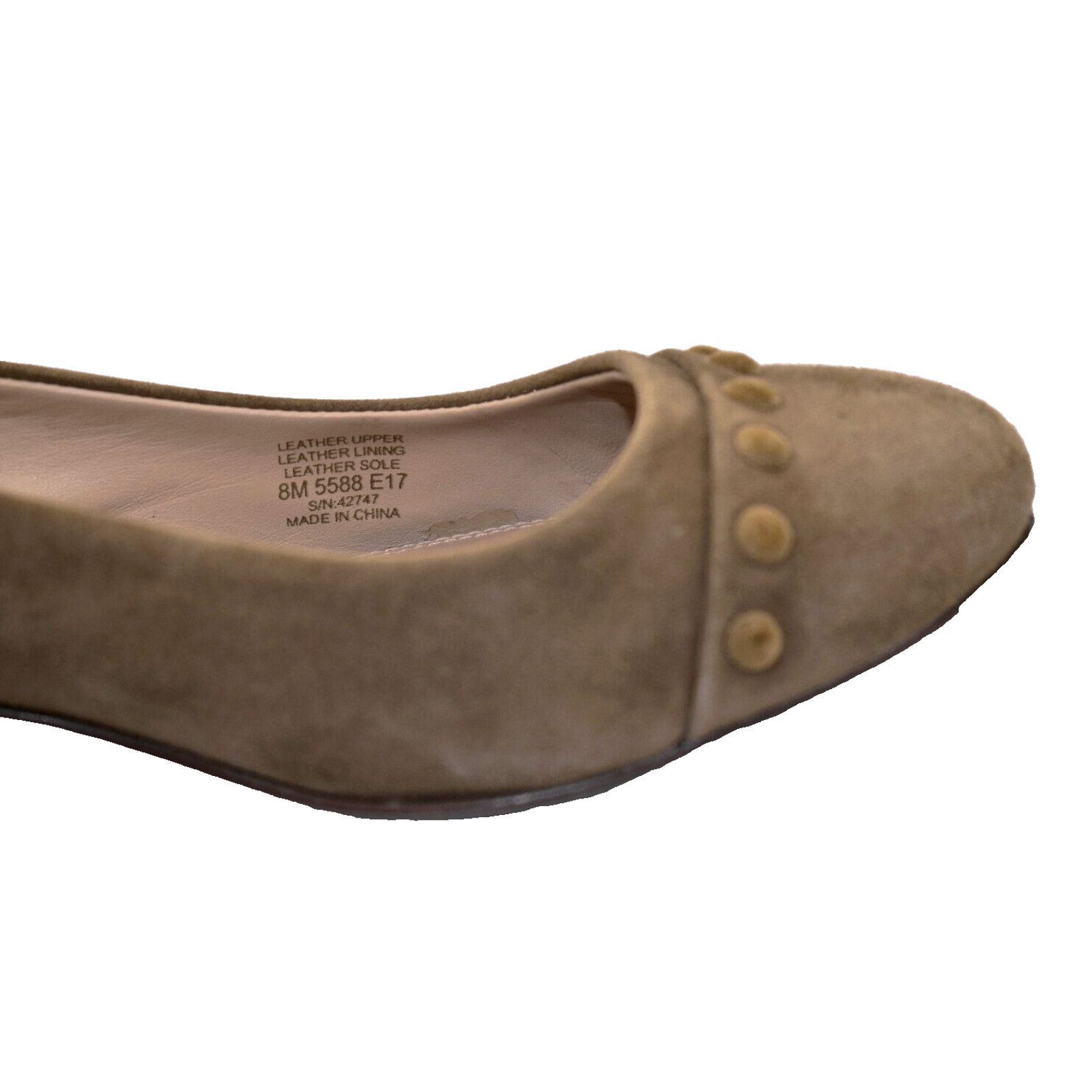 Tory Burch TORY BURCH Colt Studded Suede Block Heels Pump Shoes Size 8M Size US 8 / IT 38 - 6 Thumbnail