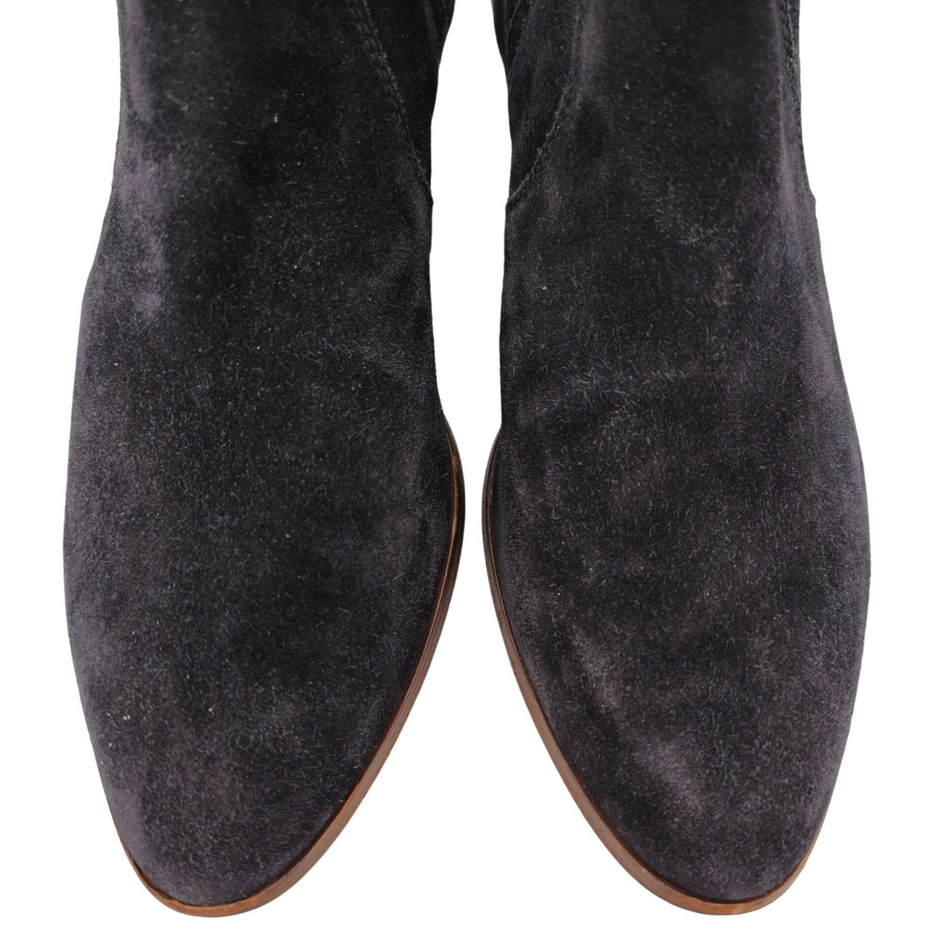 Tod's Tod's Italy Tex Black Suede Ankle Booties Womens 6.5 Chunky Size US 6.5 / IT 36.5 - 4 Thumbnail