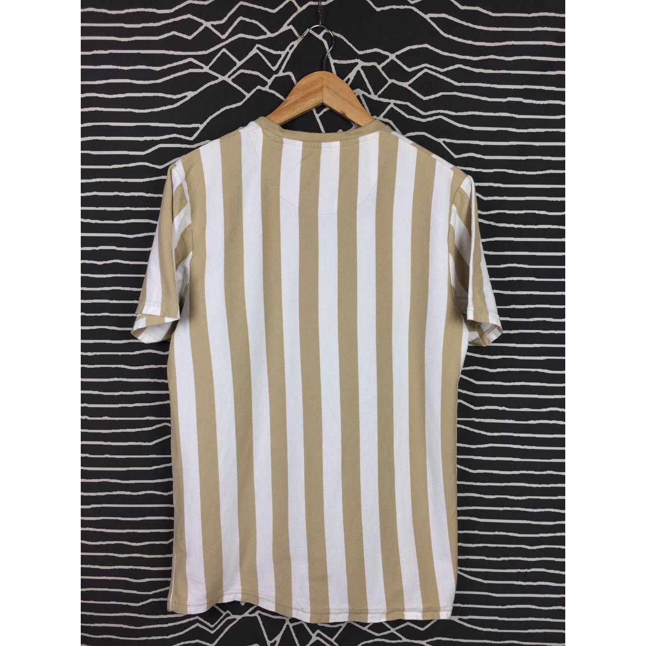 Vintage Denim & Flower Ricky Singh Thought Spell Out Logo Stripe Tee Size US L / EU 52-54 / 3 - 9 Thumbnail