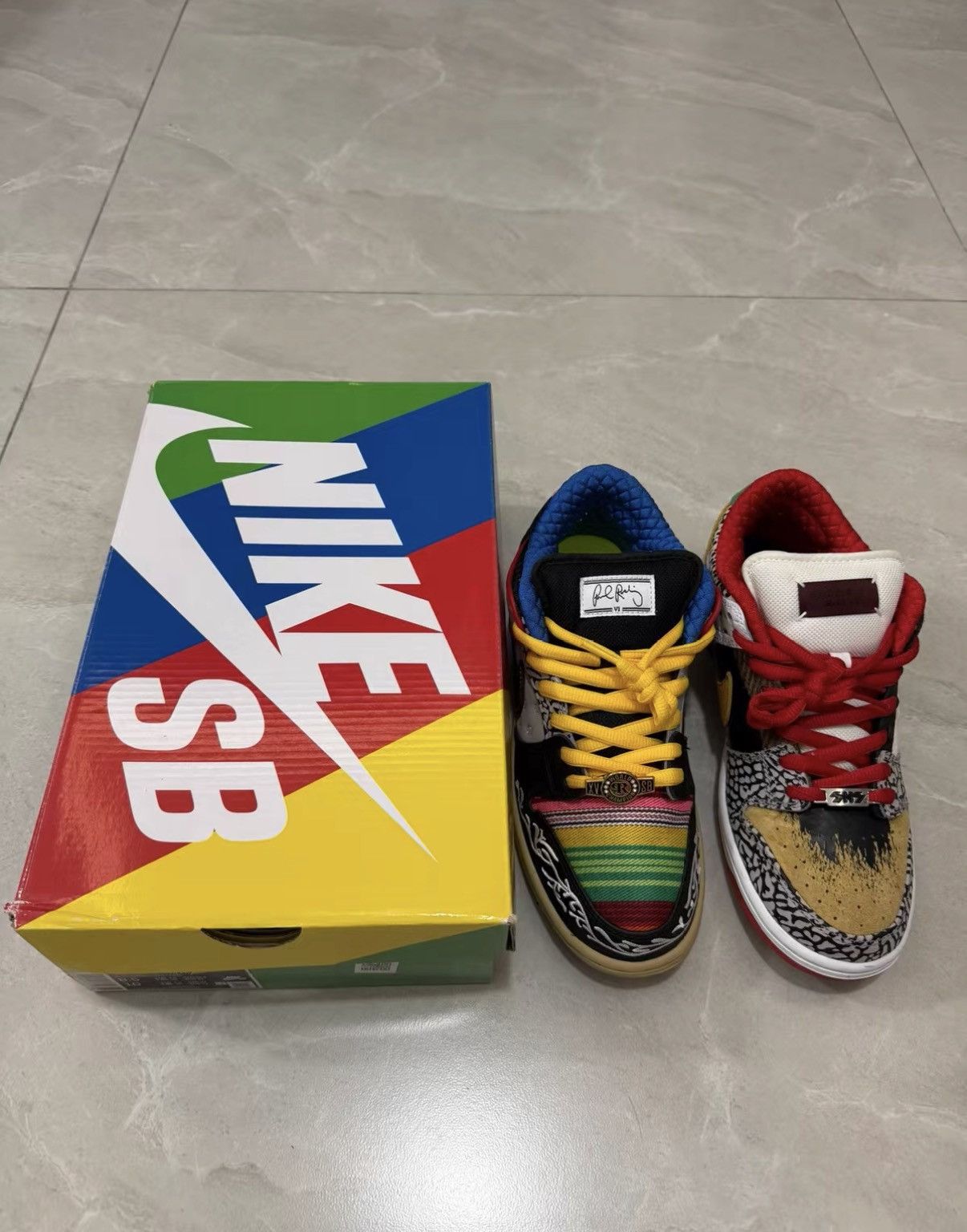 Nike Nike Dunk SB Pro QS Patchwork Low Top Sneakers J34 Size US 8.5 / EU 41-42 - 1 Thumbnail