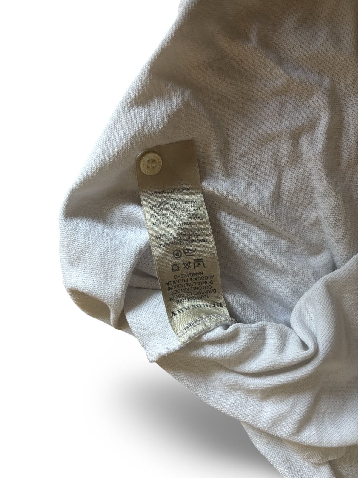 Burberry × Vintage Burberry polo shirt Size US XL / EU 56 / 4 - 4 Thumbnail