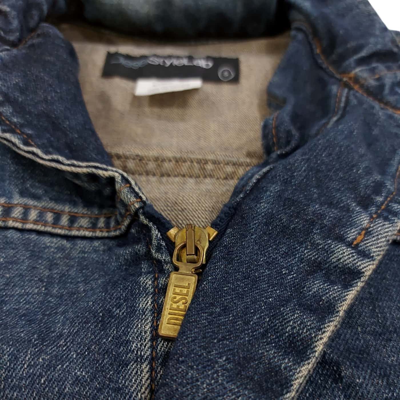 Diesel Very Rare! Vintage Diesel Style Lab Made in Italy Denim Vest Size S / US 4 / IT 40 - 7 Thumbnail
