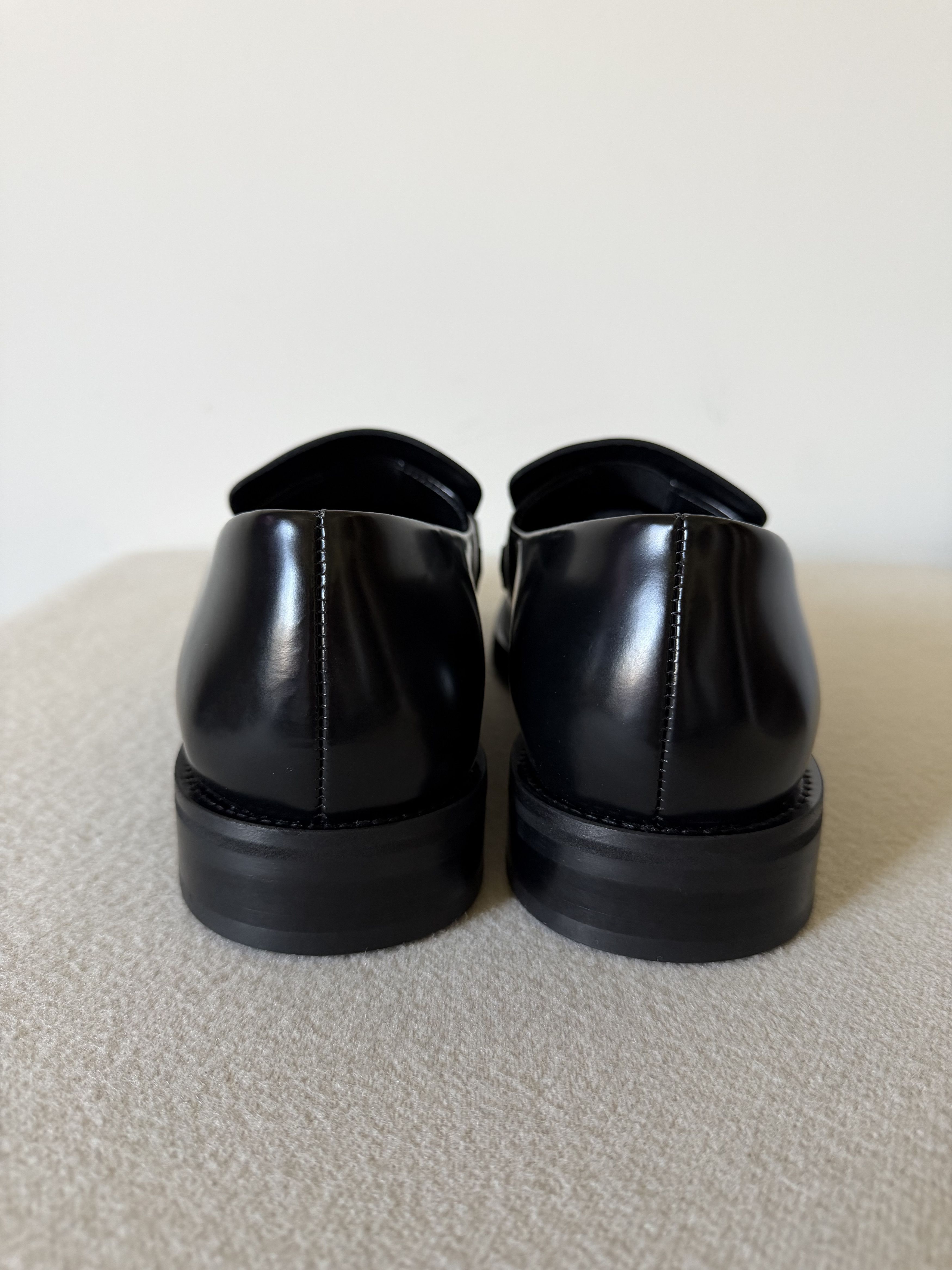 Martine Rose Martine Rose Square Toe Loafers in Black Leather Size US 8 / EU 41 - 5 Thumbnail