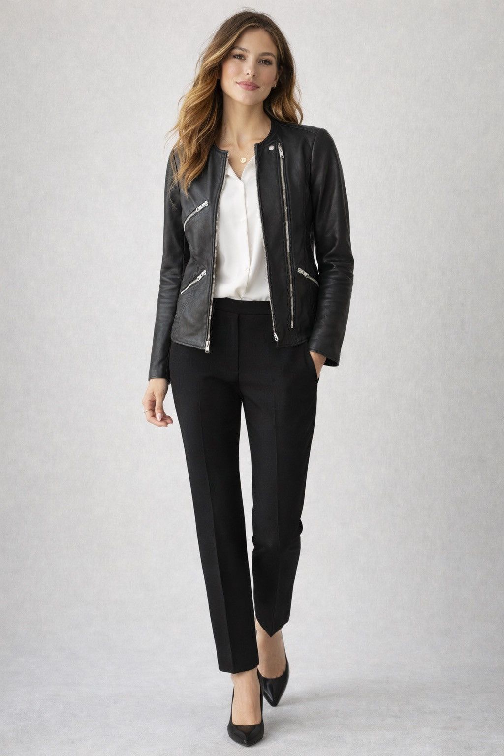 Isabel Marant Etoile Isabel Marant Etoile Black Leather Moto Jacket 36 US/4 Size XS / US 0-2 / IT 36-38 - 5 Thumbnail