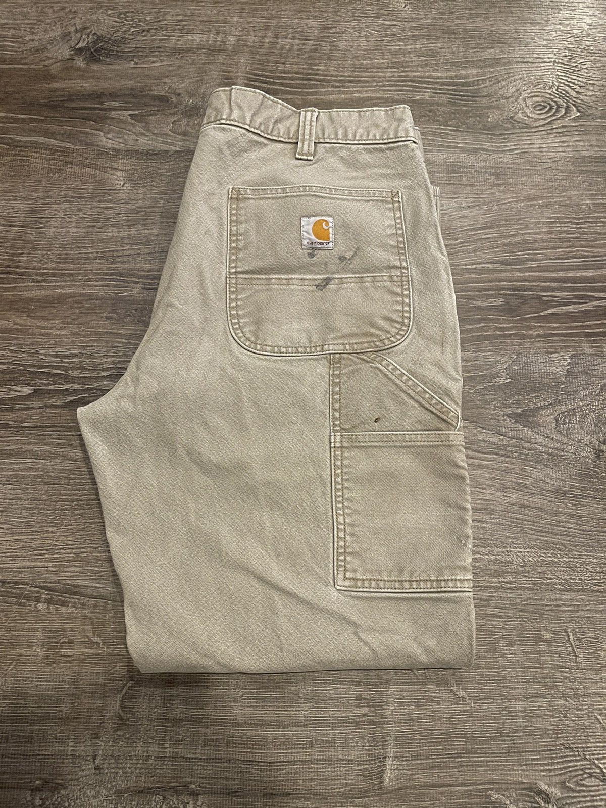 Carhartt × Vintage Vintage Carhartt Carpenter Pants Canvas Dungaree Distressed Size US 36 / EU 52 - 5 Thumbnail