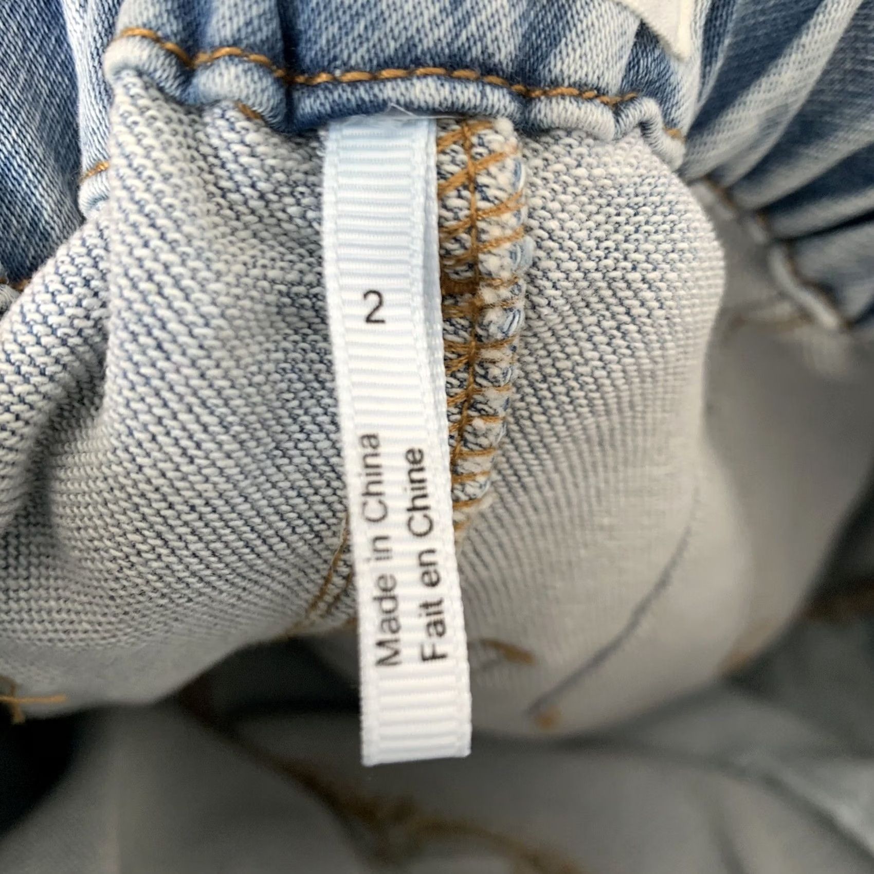 Vintage Tribal Jeans Skirt Womens Size 2 Pull-On Paper Bag Waist Light Blue Rope Belt Size 26" / US 2 / IT 38 - 4 Thumbnail