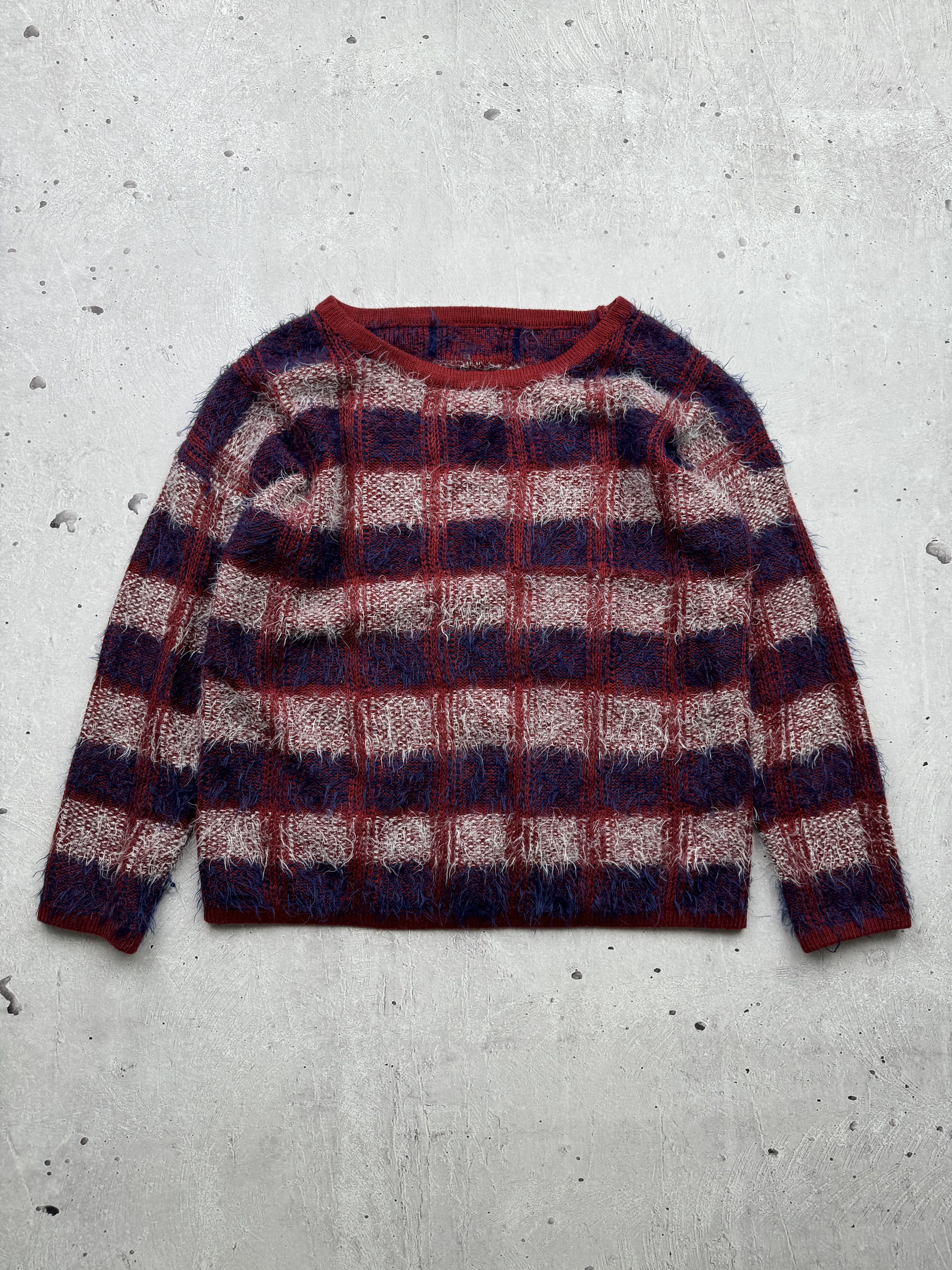 Japanese Brand × Vintage Vintage Fuzzy Sweater Size M / US 6-8 / IT 42-44 - 1 Thumbnail