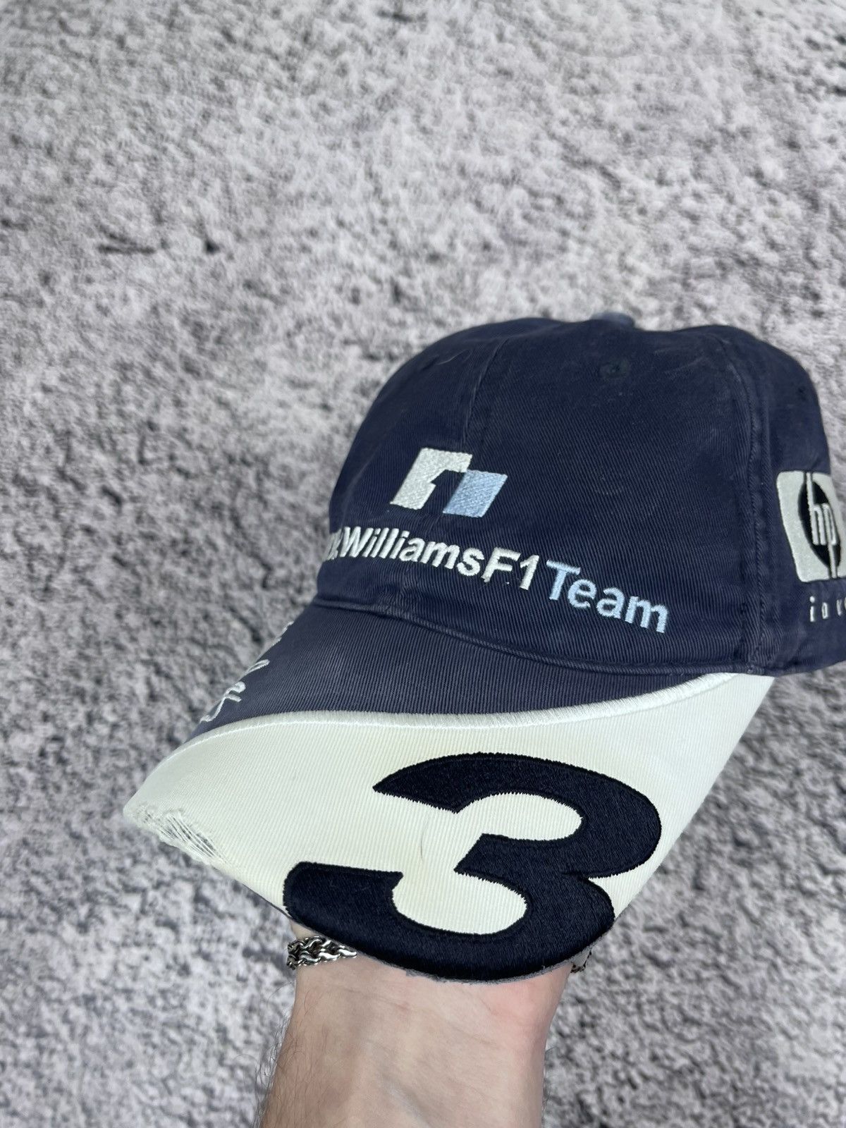 BMW Vintage Formula 1 BMW Williams team Faded Cap Hat Size ONE SIZE - 2 Thumbnail