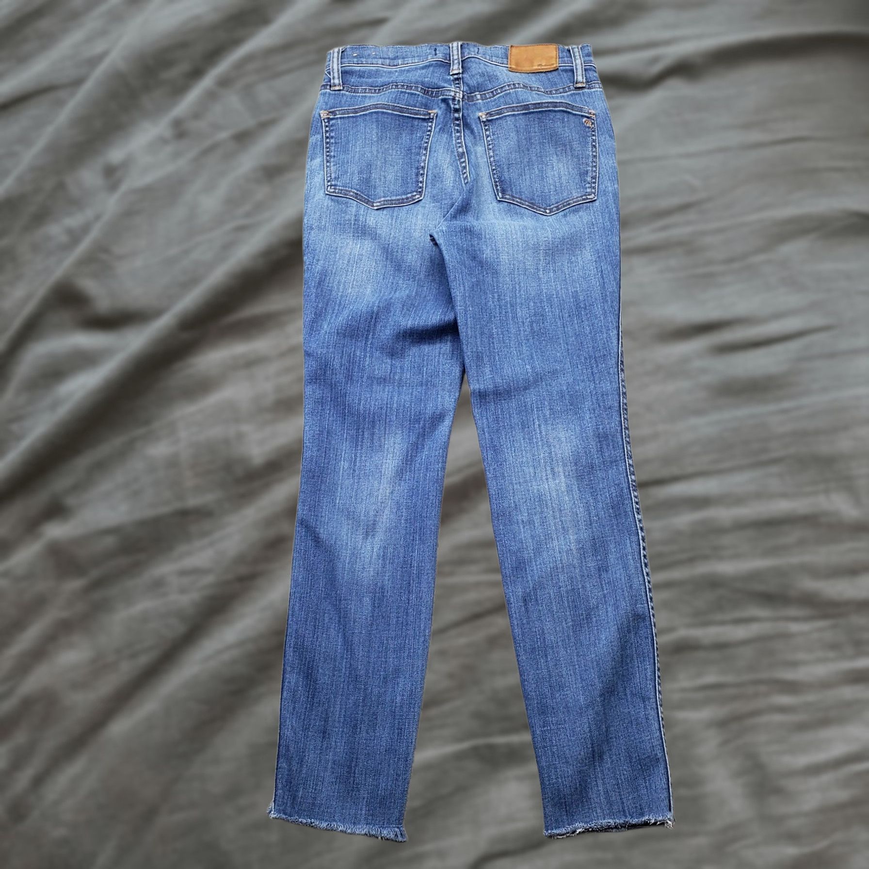 Madewell Madewell Womens 26 Blue Denim Cropped Skinny High Rise Button Fly Jeans Size 26" / US 2 / IT 38 - 1 Thumbnail