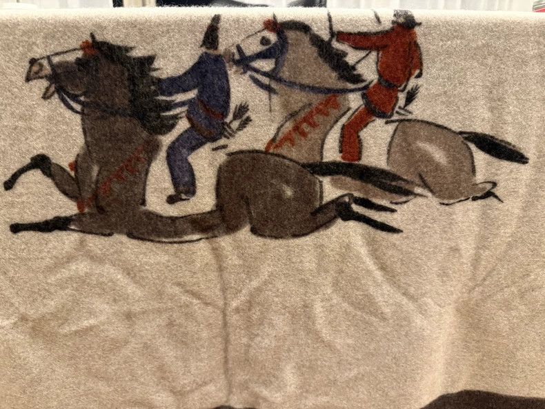 Loro Piana LORO PIANA size:180*135cm Tang Dynasty riding limited editi Size ONE SIZE - 3 Thumbnail