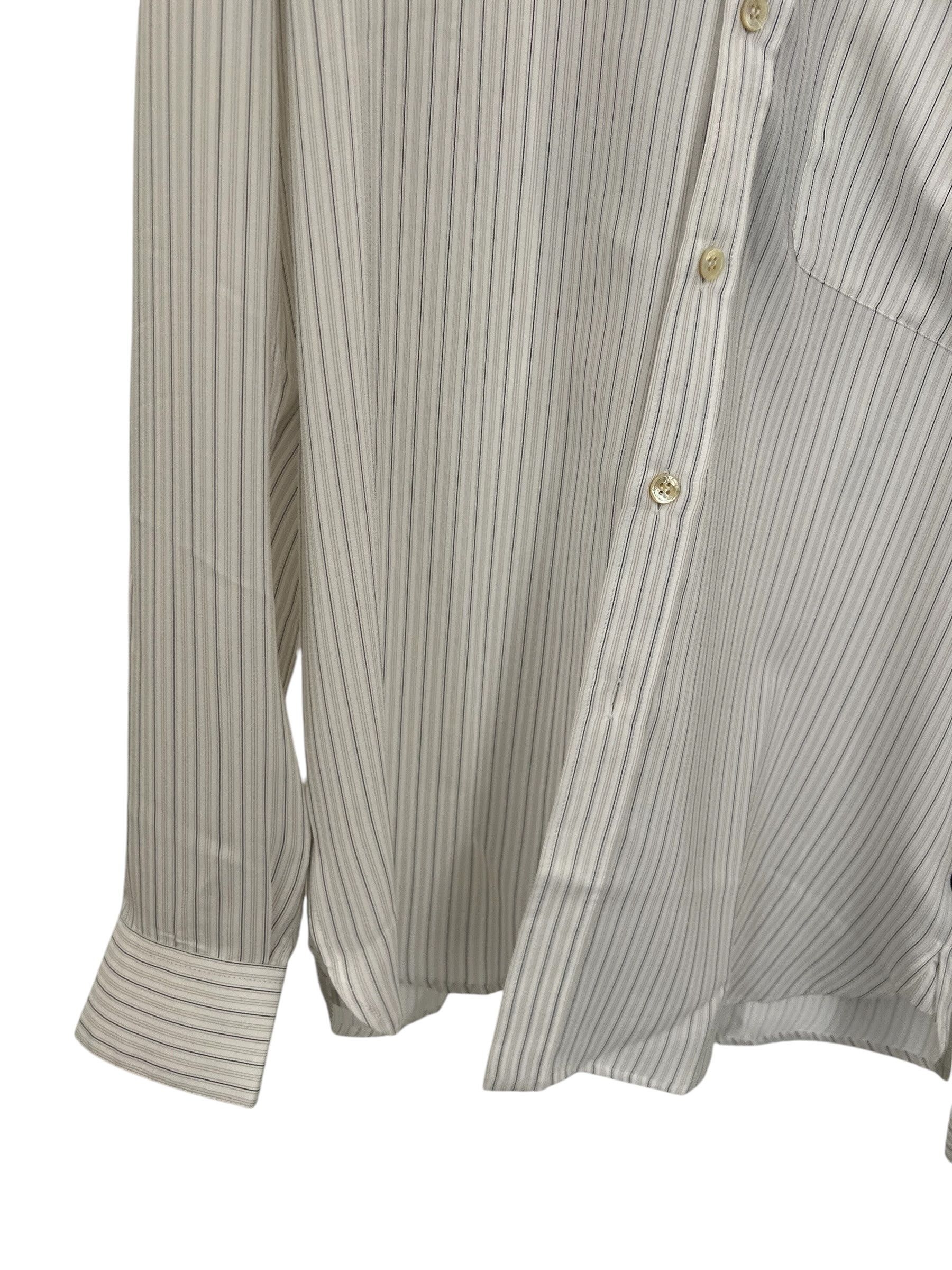 Saint Laurent Paris Saint Laurent Striped Silk Shirt Size US S / EU 44-46 / 1 - 3 Thumbnail