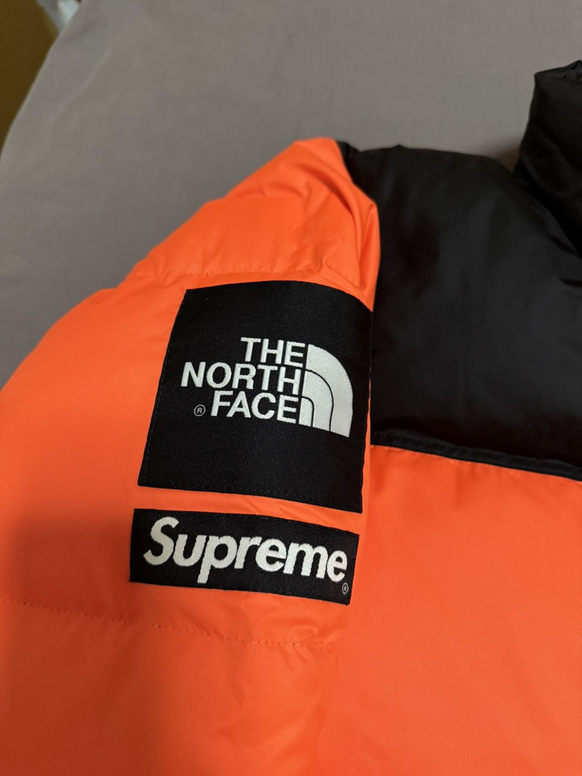 Supreme × The North Face Supreme tnf the north face orange nuptse Jacket Size US S / EU 44-46 / 1 - 3 Thumbnail