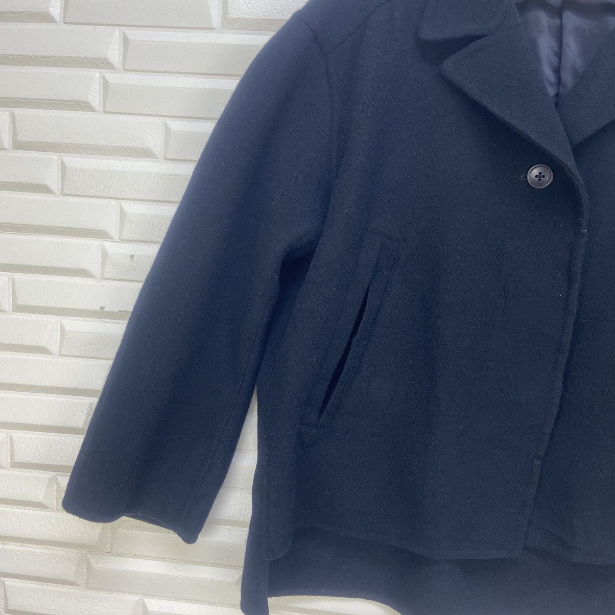 Jil Sander × Uniqlo Jil Sander Uniqlo Loose Oversize Cropped Wool Jacket Size S / US 4 / IT 40 - 5 Thumbnail