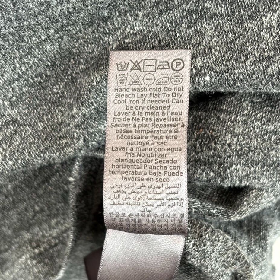John Varvatos John Varvatos Polo Shirt Linen Steel Grey Men XL Short Sleeve Knit 1/4 Zip Designer Grunge Vintage: No Regular Shirts Mens Size US XL / EU 56 / 4 - 7 Thumbnail