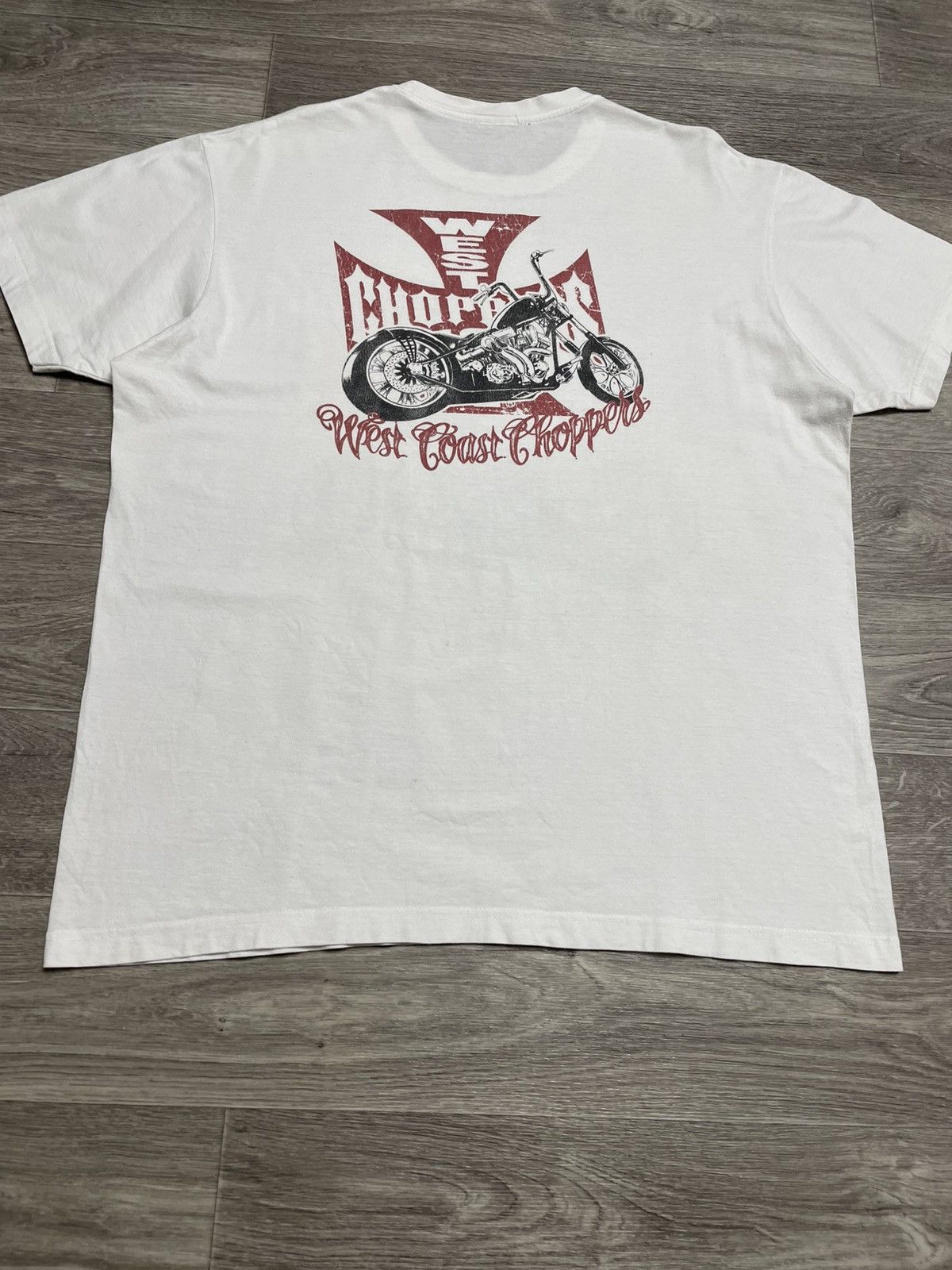 West Coast Choppers Vintage West Coast Choppers Fuck Everybody T-Shirt Size US XL / EU 56 / 4 - 11 Thumbnail