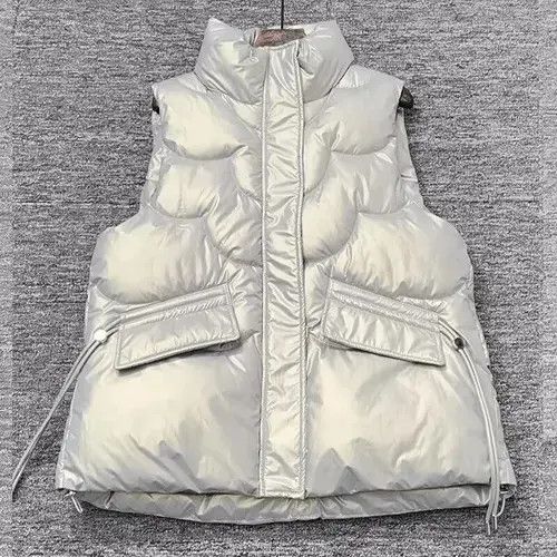 Japanese Brand New Down Cotton Vest Women Autumn Winter Short Size ONE SIZE - 2 Thumbnail