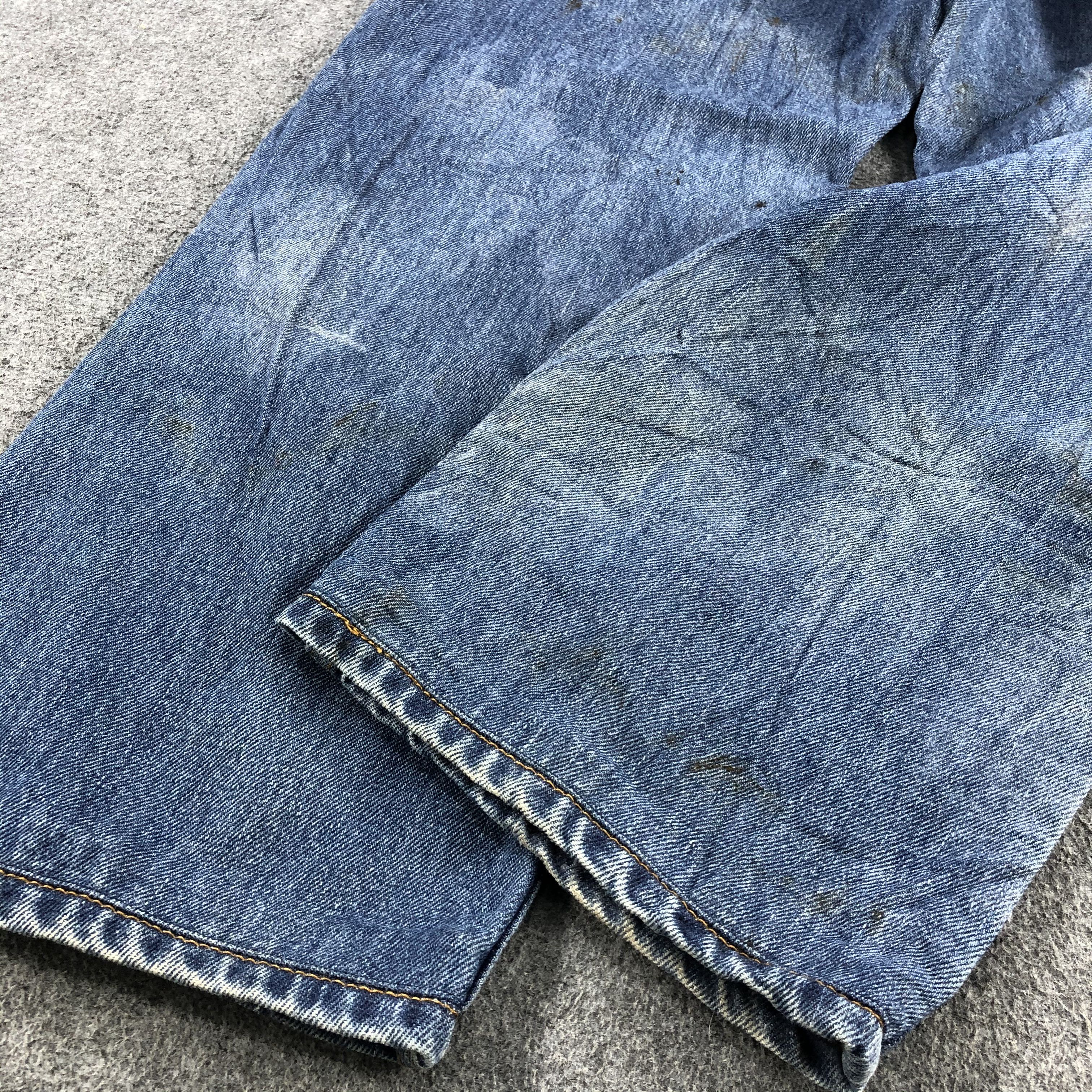 Levi's Vintage Blue Wash Levis Jeans-J2063 Size US 34 / EU 50 - 6 Thumbnail