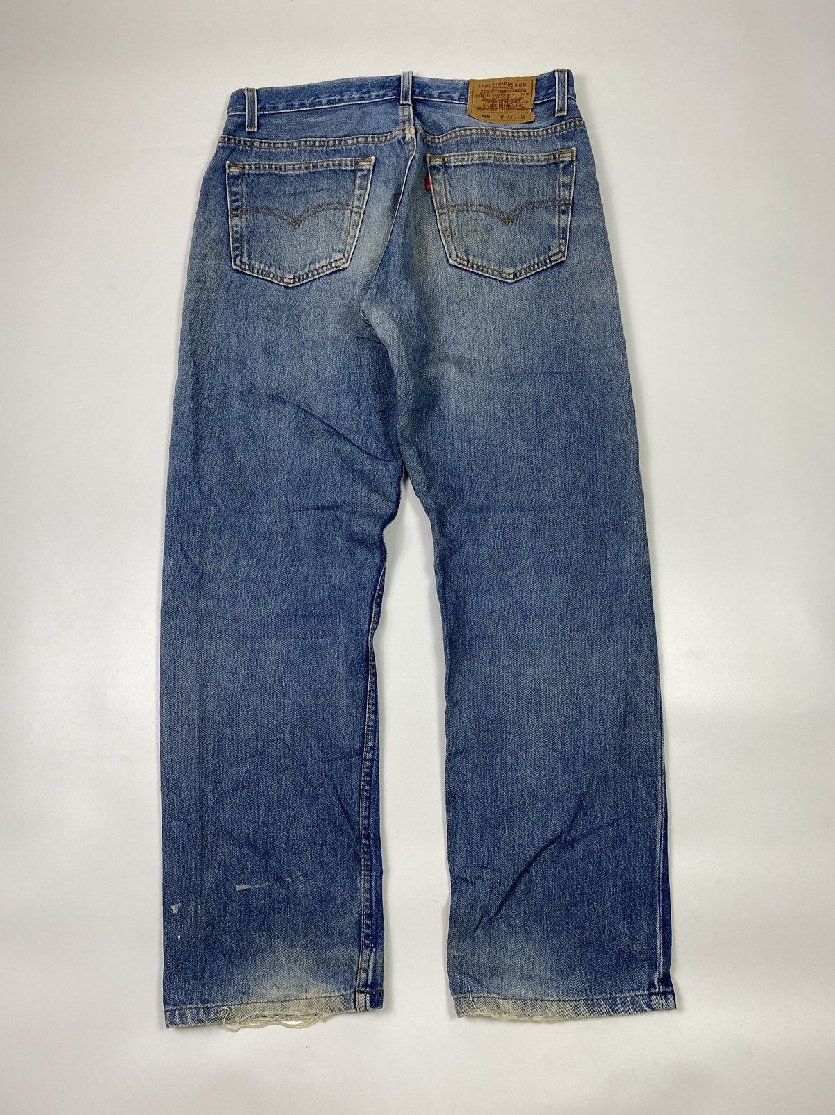 Jean × Levi's × Vintage size 32x29 vintage 90s levis 501 blue wash jeans pant Size US 32 / EU 48 - 2 Thumbnail