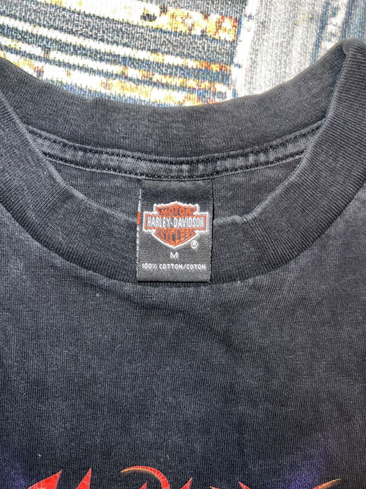 Harley Davidson Vintage 1997 Harley Davidson Eagle Flames tee Size US M / EU 48-50 / 2 - 4 Thumbnail