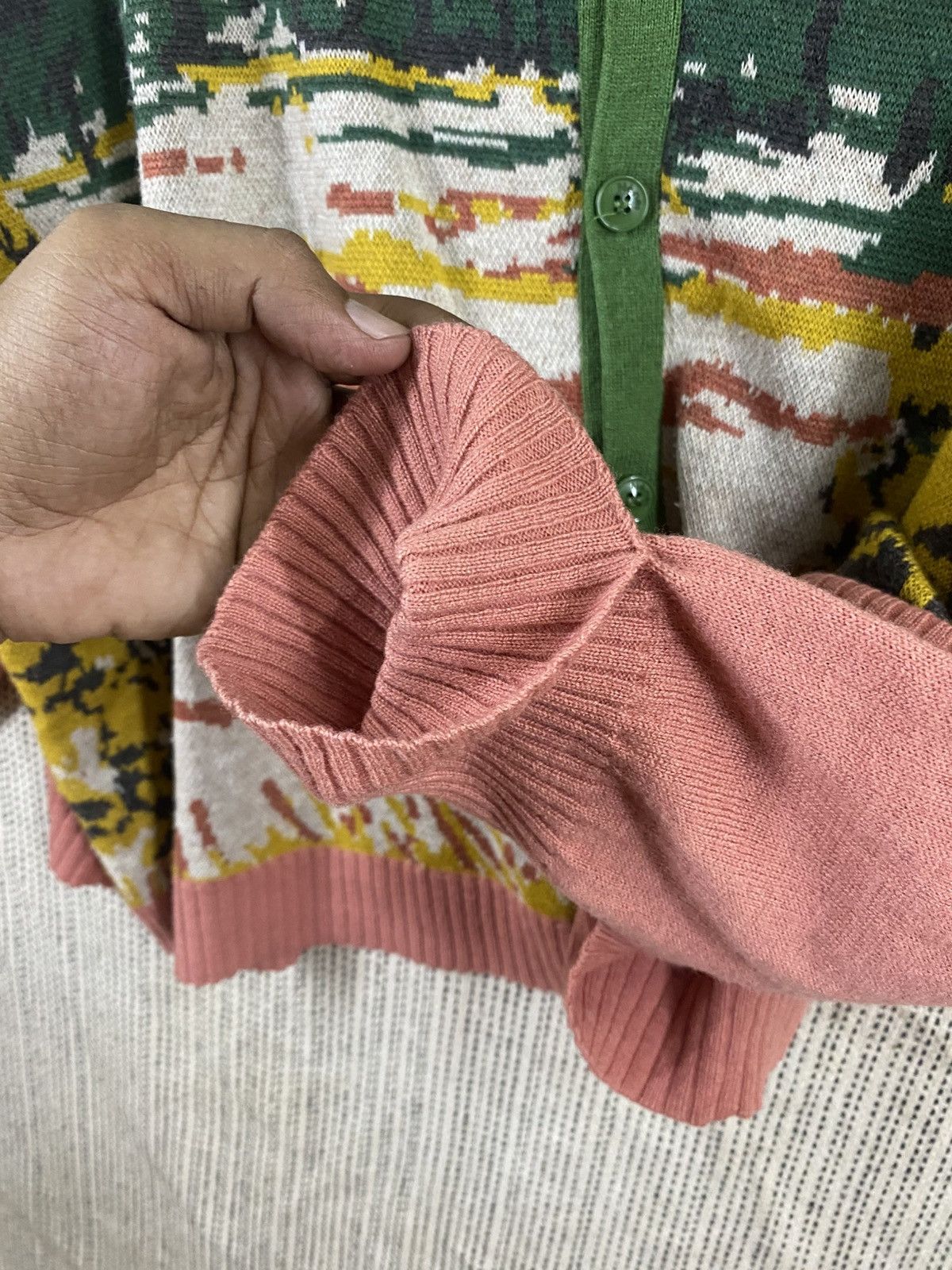 Ne-Net Ne-net by Issey Miyake Knit Cardigan -Japanese Designer Wear Size XXL / US 16-18 / IT 52-54 - 10 Thumbnail