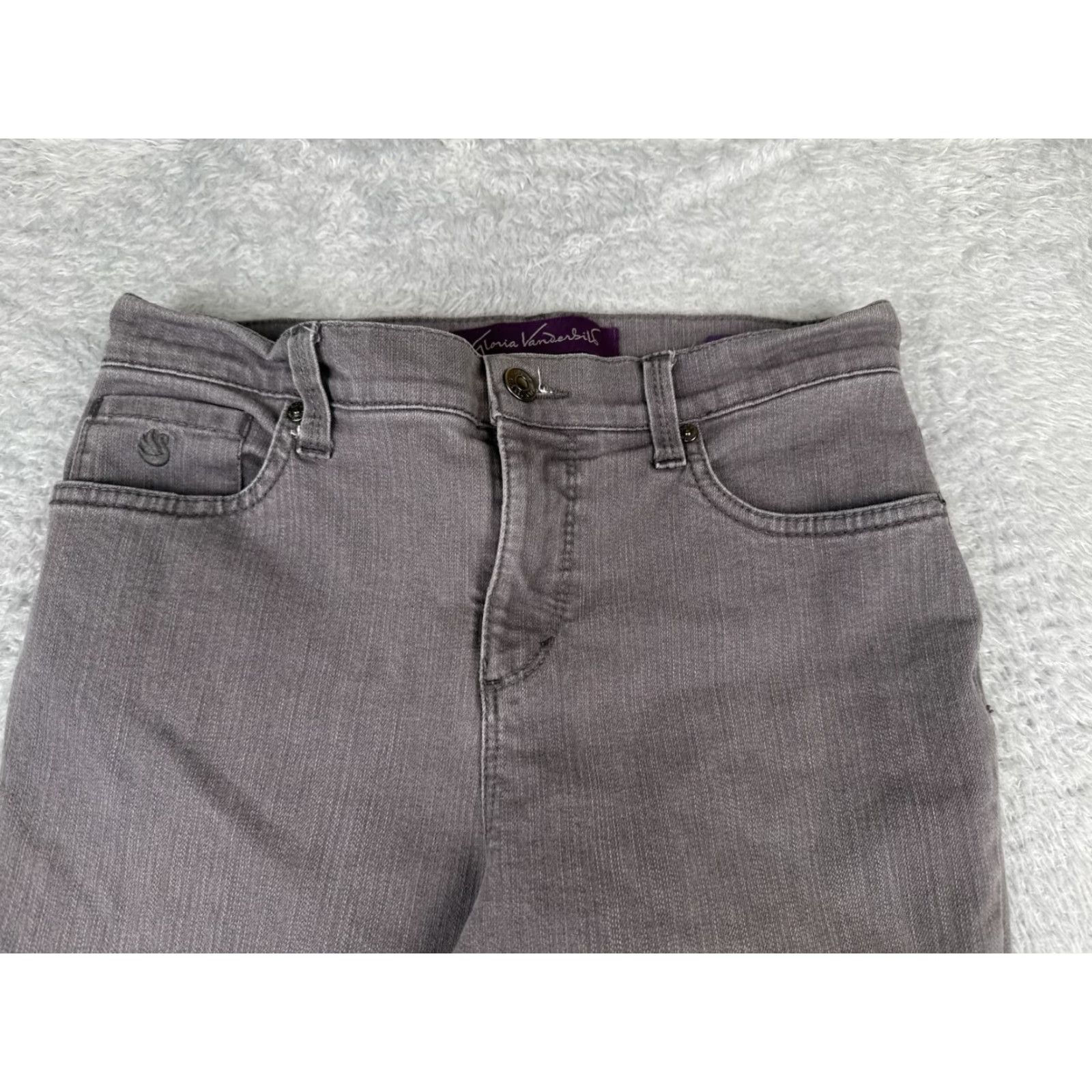 Gloria Vanderbilt Gloria Vanderbilt Jeans Womens 4P Gray Denim Amanda Cotton Blend 26x28 Size 27" / US 4 / IT 40 - 4 Thumbnail