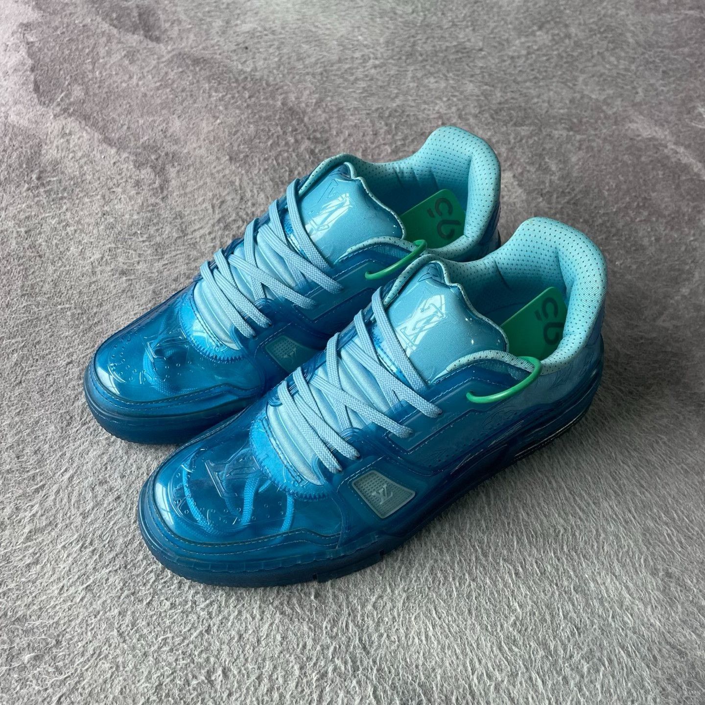Louis Vuitton Louis Vuitton Training Blue Lowtop Sneakers 39 Men Size US 6.5 / EU 39-40 - 1 Thumbnail