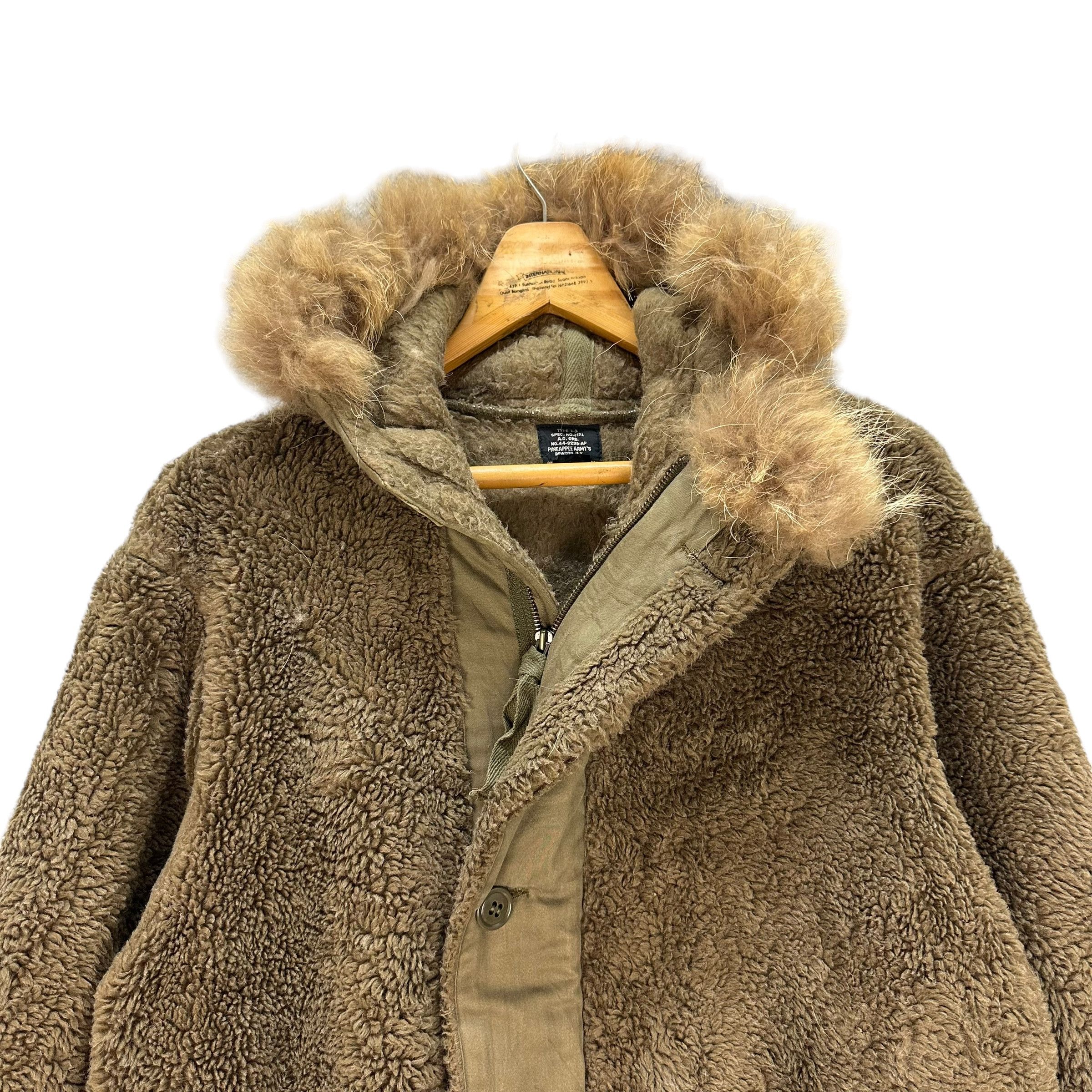 Pineapple Connection PINEAPPLE ARMY'S TYPE D-2 AIR FORCE US ARMY FLEECE #8820-029 Size US L / EU 52-54 / 3 - 2 Thumbnail