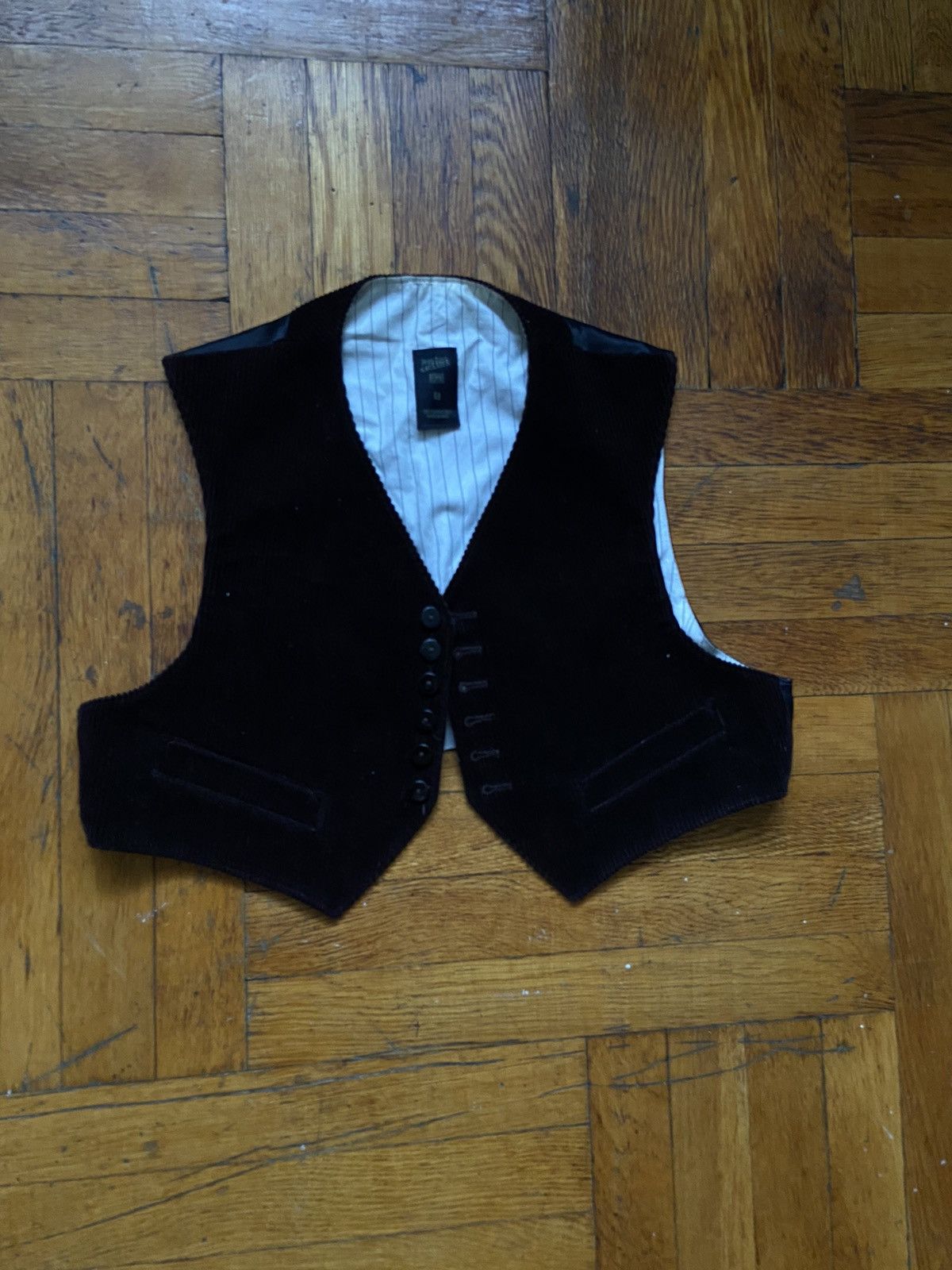 Jean Paul Gaultier Jean Paul Gaultier Velvet vest. Size S / US 4 / IT 40 - 1 Thumbnail