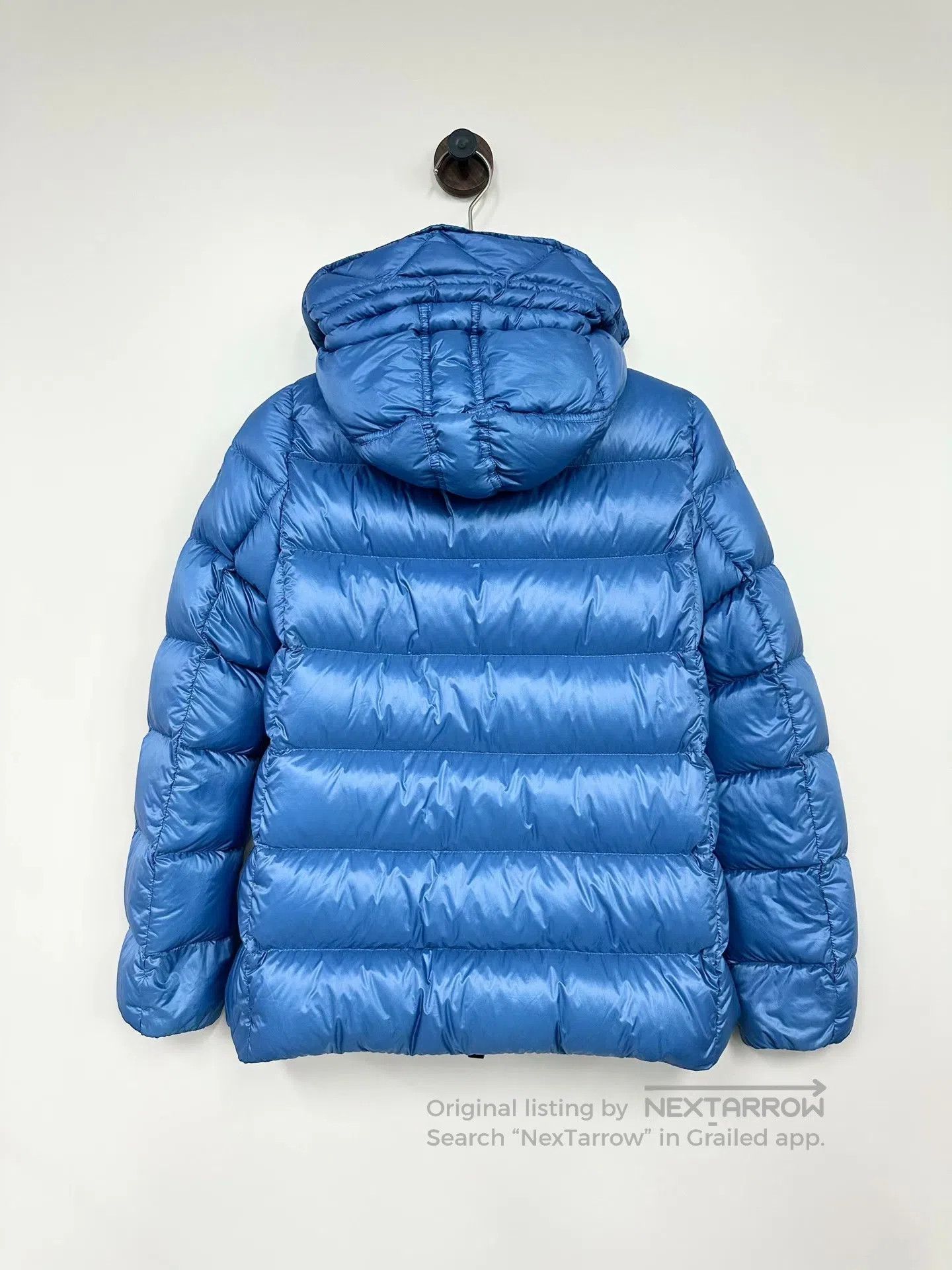Moncler Moncler Blue Classic Embroidered Logo Down Jacket| Size XXS / US 00 / IT 34 - 2 Thumbnail