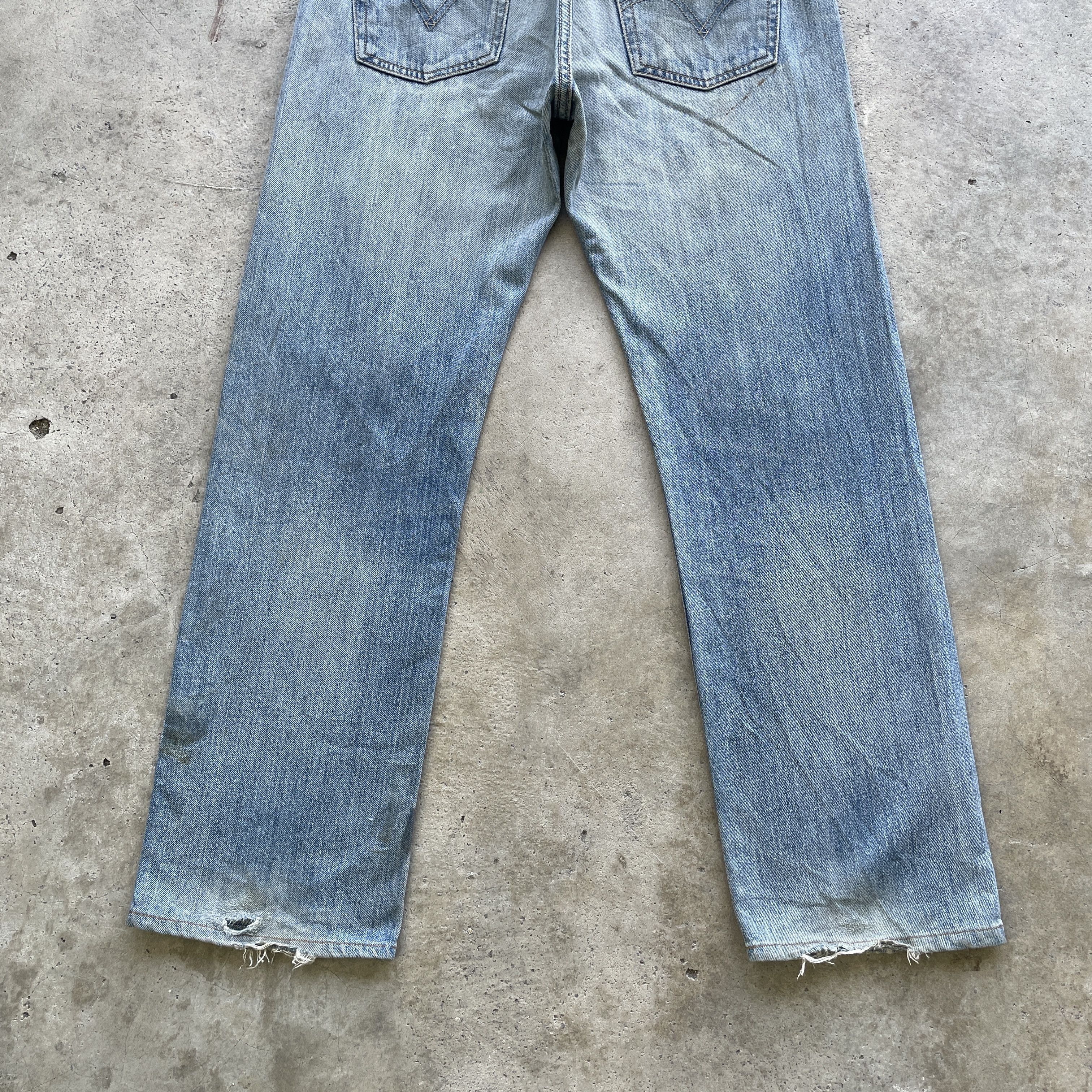 Levi's VINTAGE LEVI’S 501 JEANS DISTRESSED FADED DENIM PANTS W31 Size US 31 - 11 Thumbnail